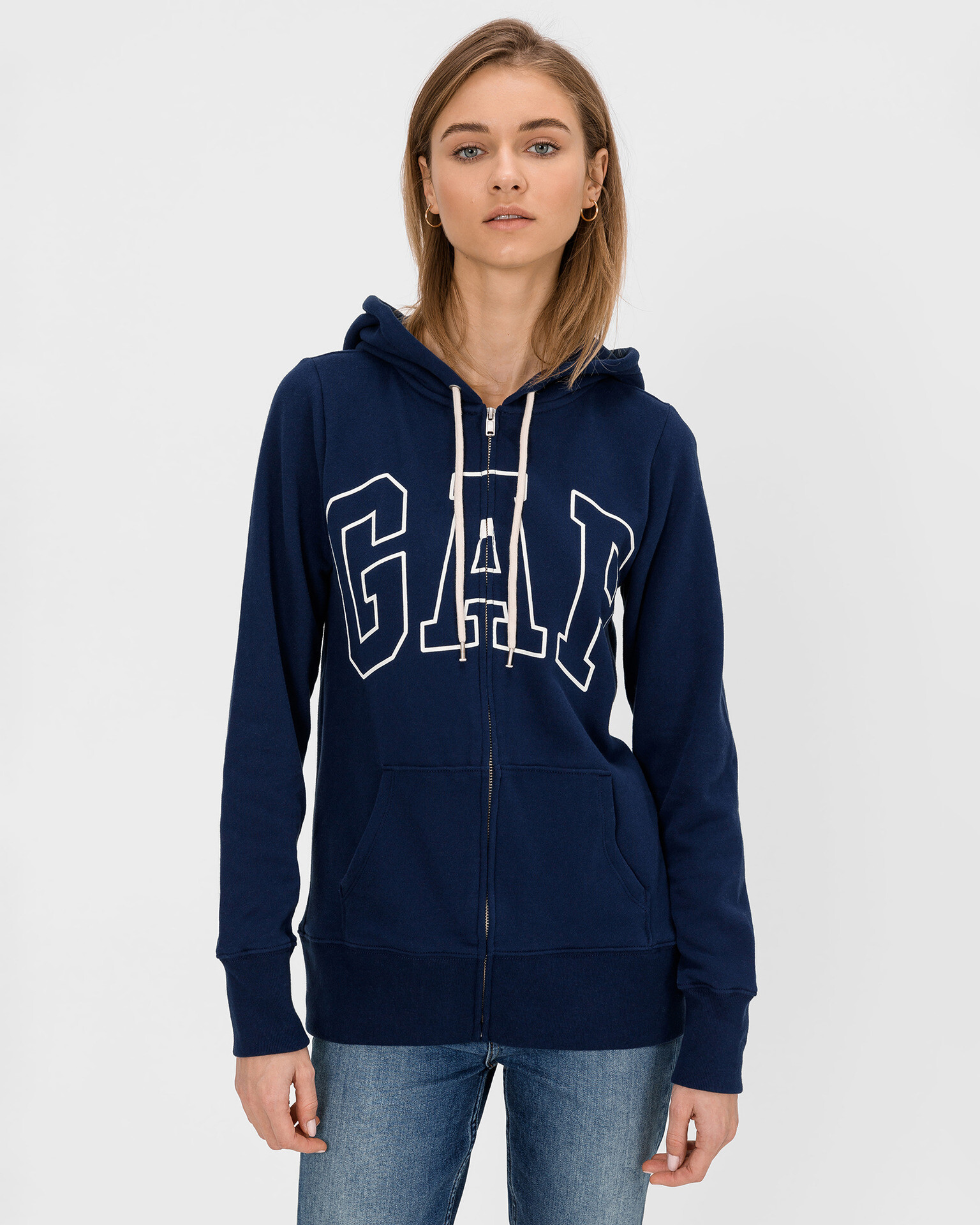 GAP Easy Logo Hanorac Alb - Pled.ro