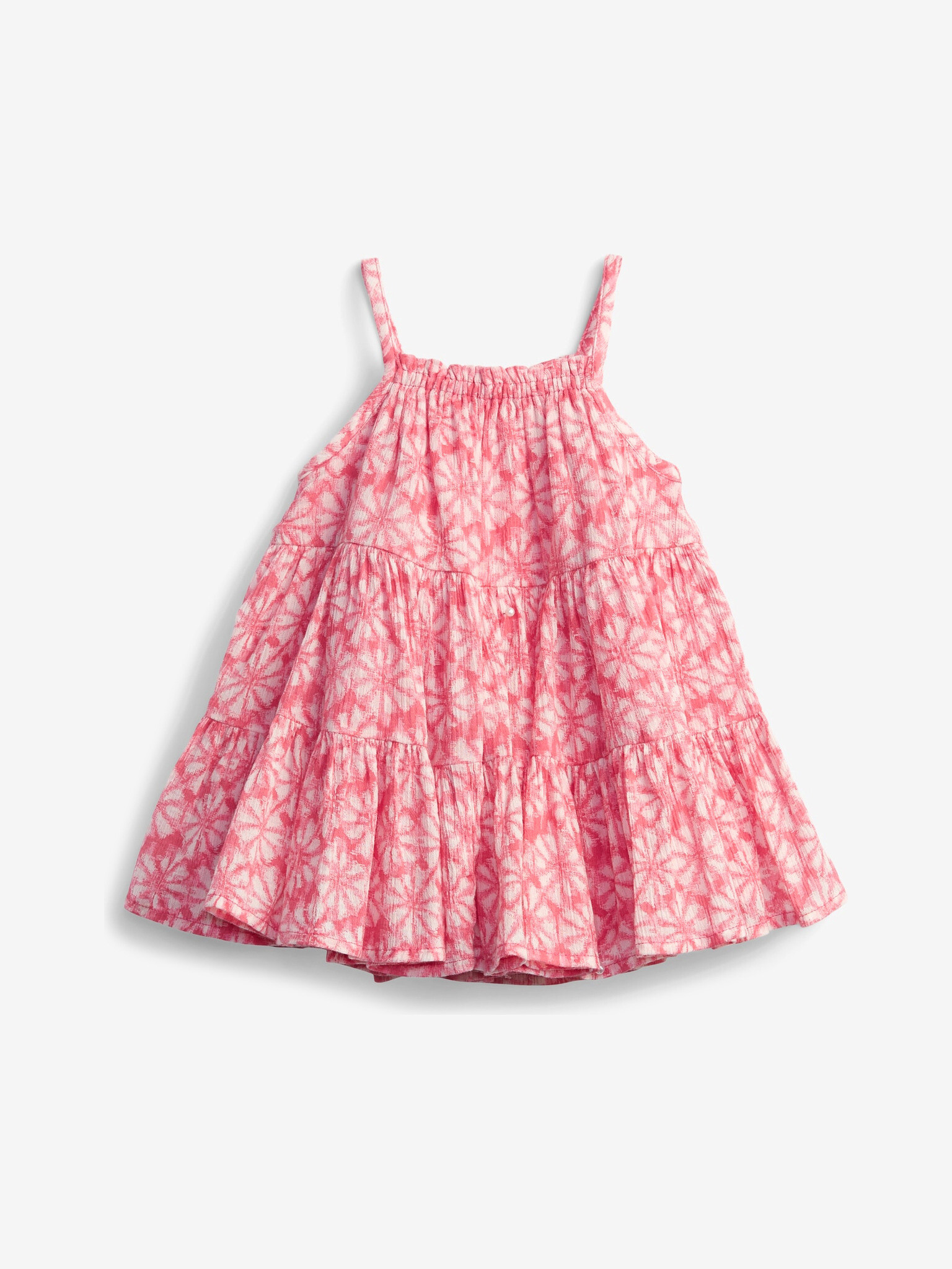 GAP Gauze Tiered Floral Rochie pentru copii Roz - Pled.ro