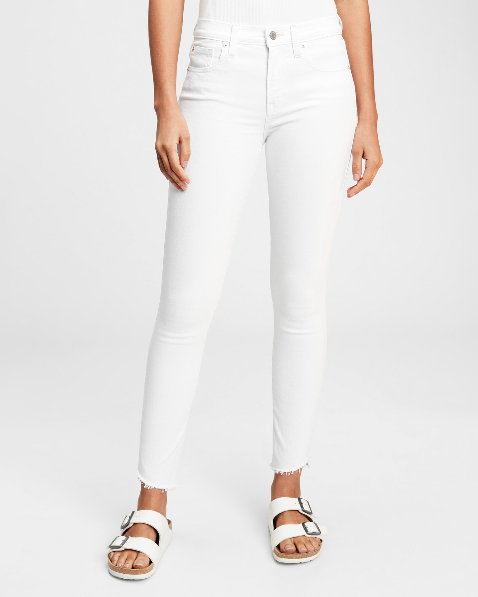 GAP Jeans Alb - Pled.ro