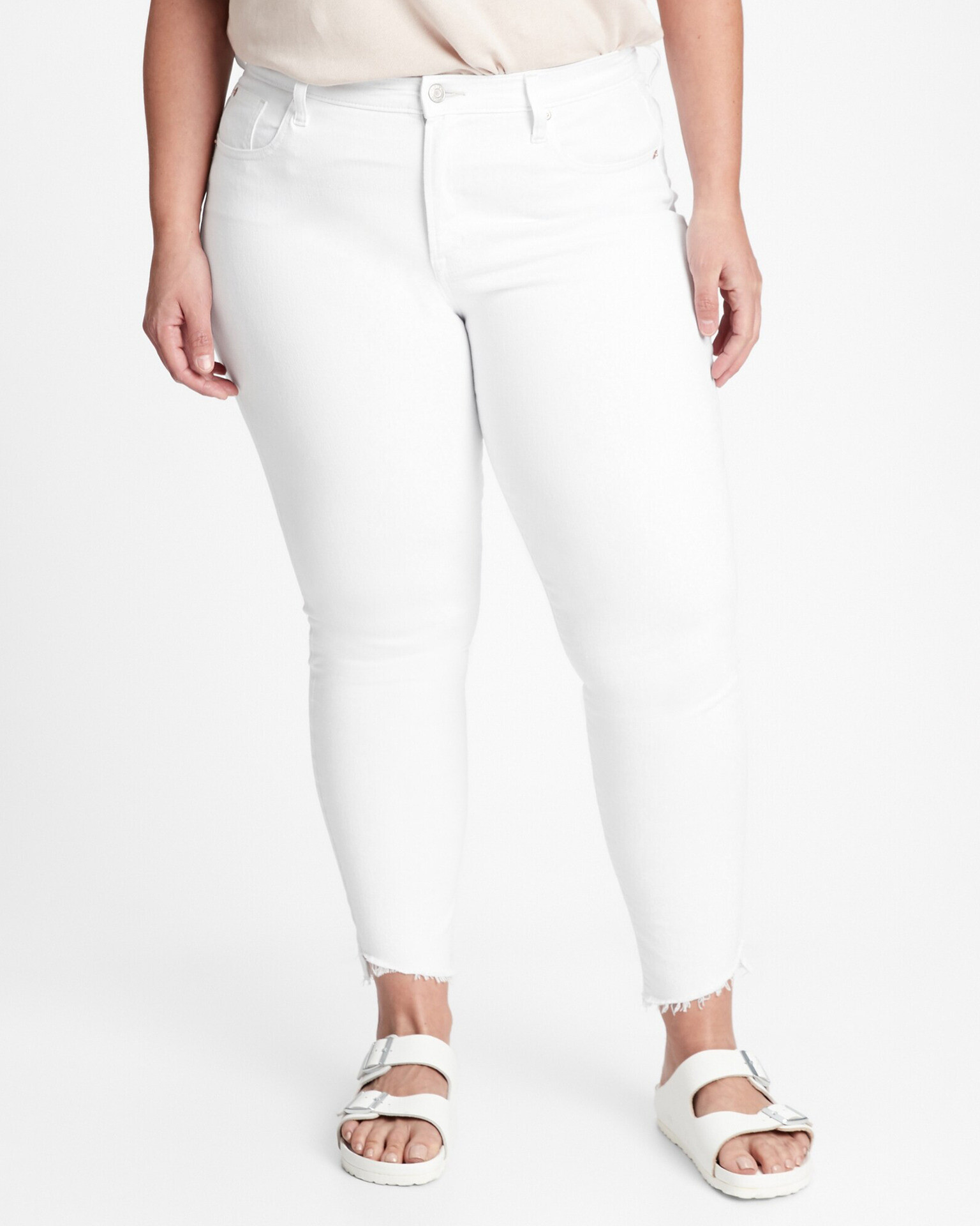 GAP Jeans Alb - Pled.ro