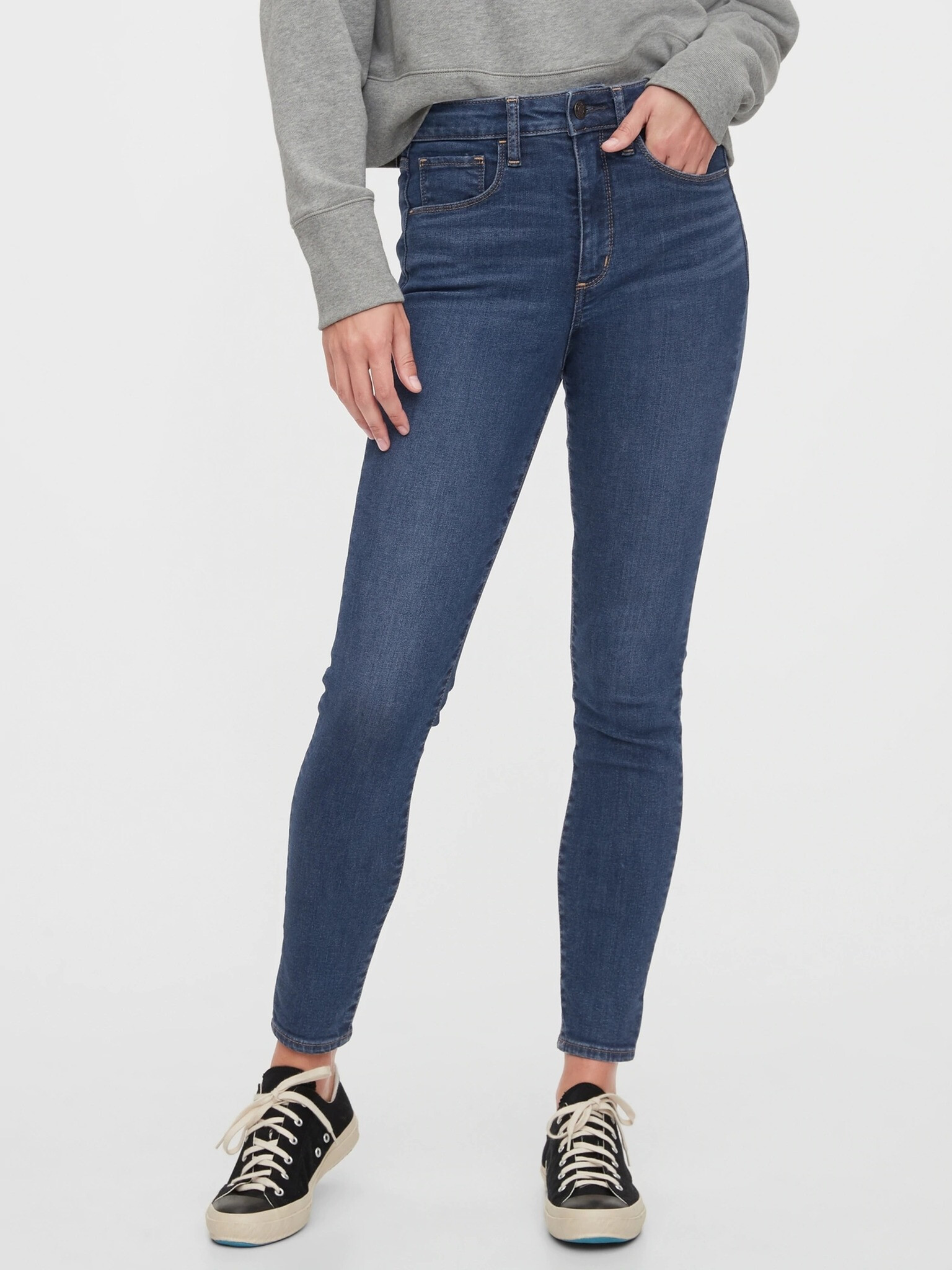 GAP Jegging Jeans Albastru - Pled.ro