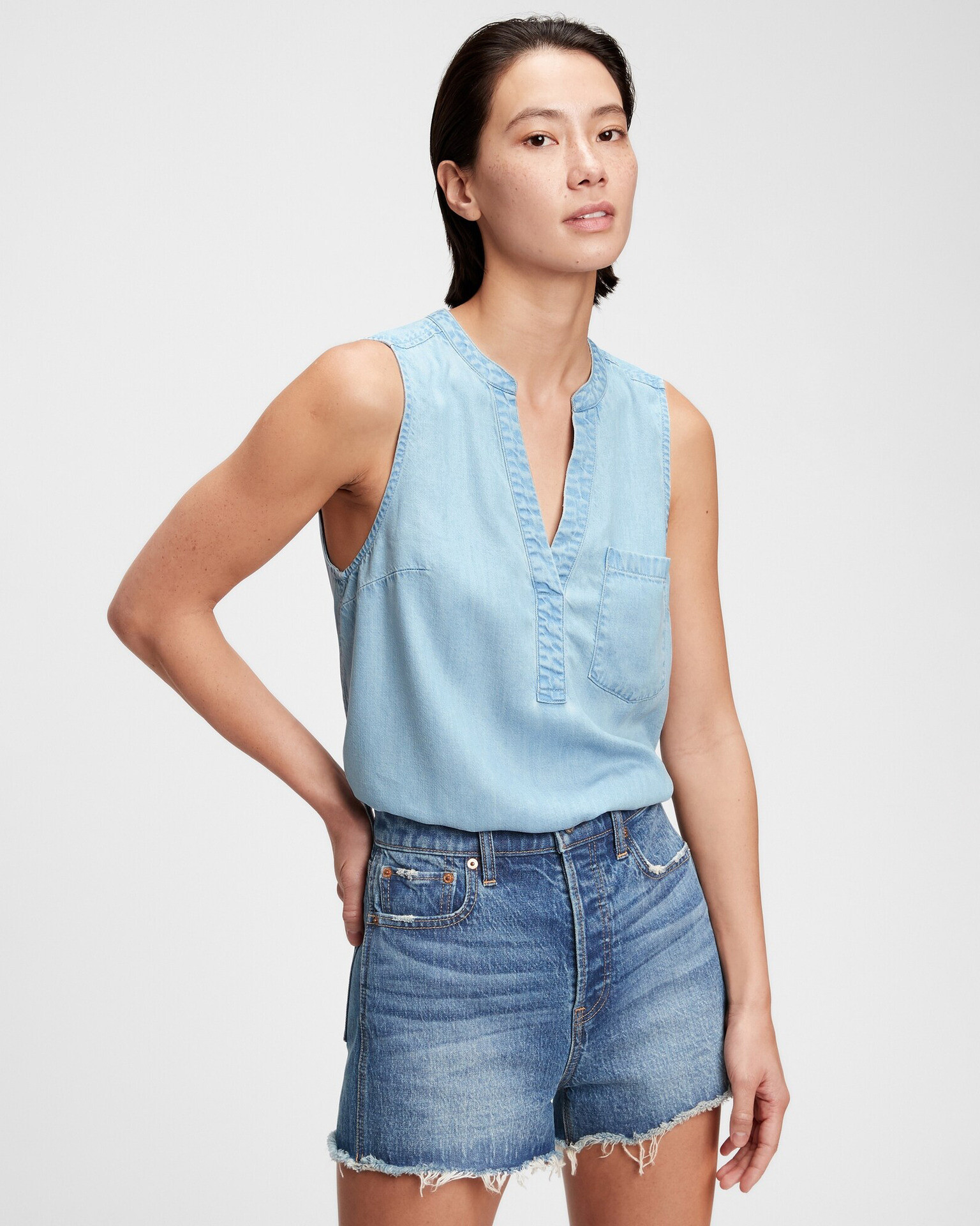 GAP Popover Top Albastru - Pled.ro