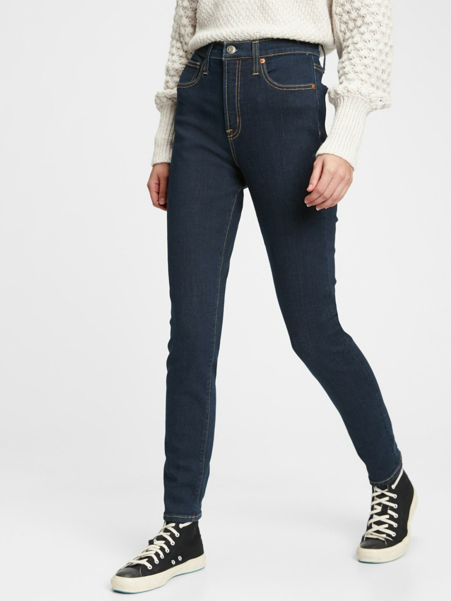 GAP Skinny Jeans Albastru - Pled.ro