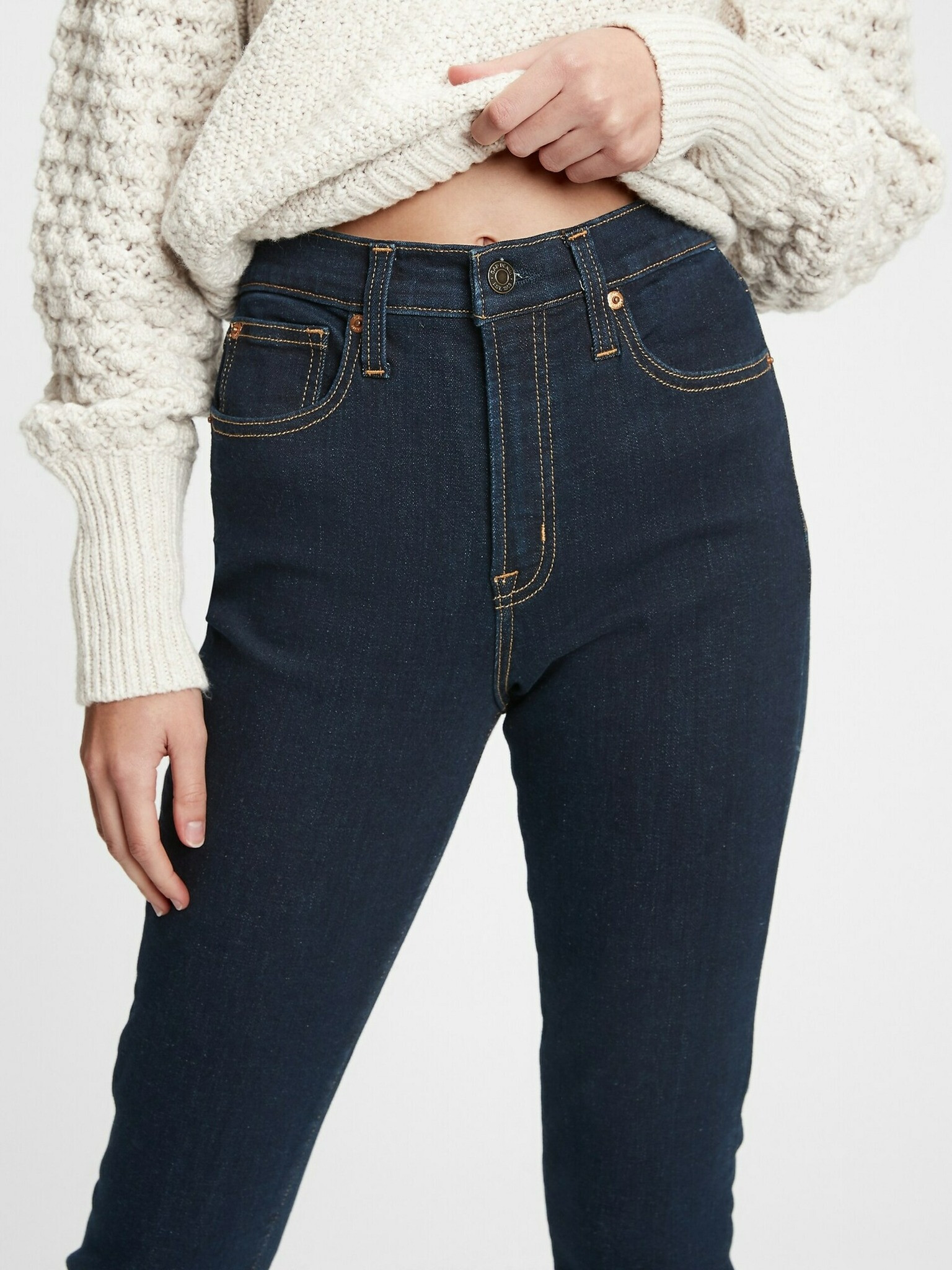 GAP Skinny Jeans Albastru - Pled.ro