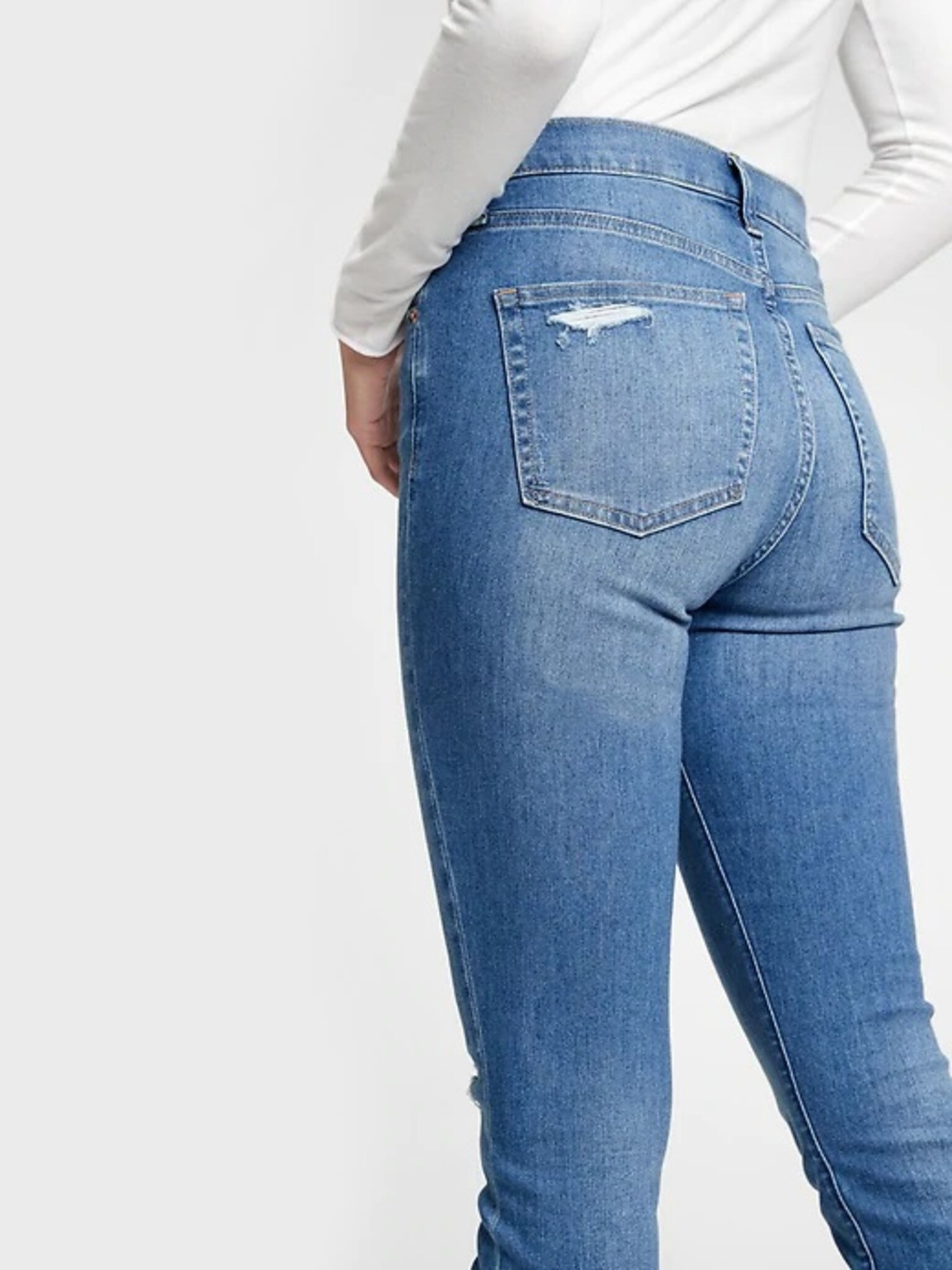 GAP Skinny Jeans Albastru - Pled.ro