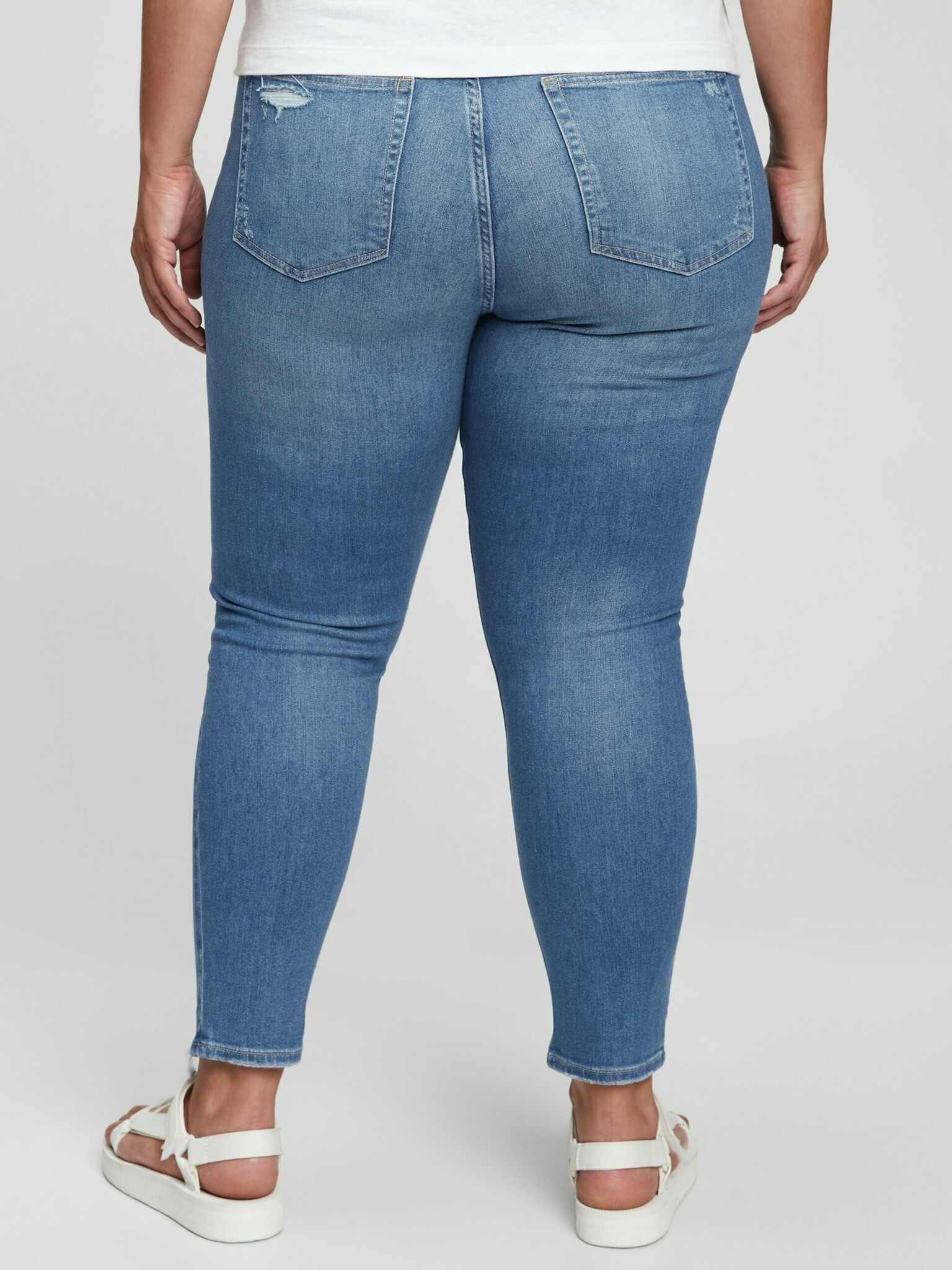 GAP Skinny Jeans Albastru - Pled.ro