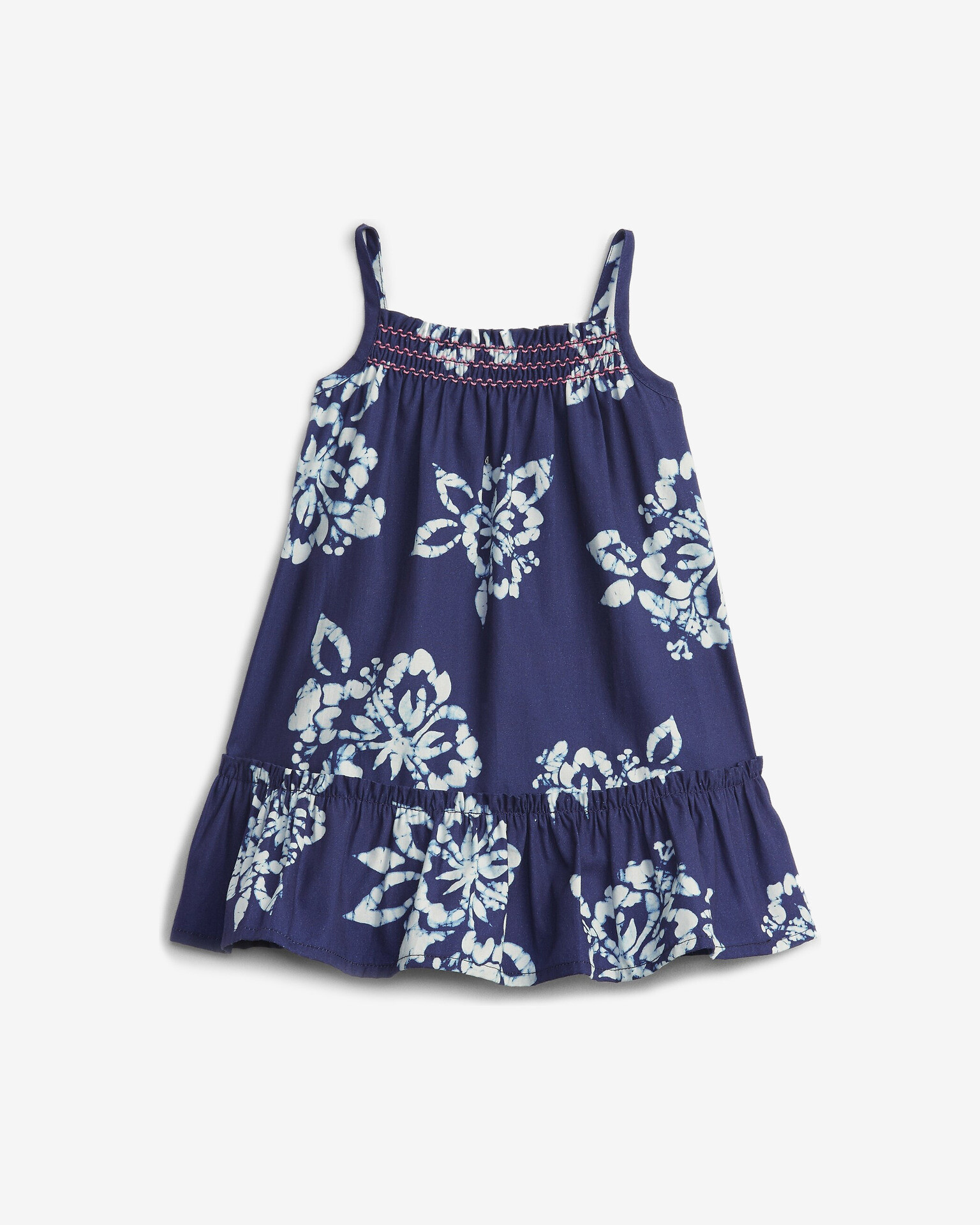 GAP Smocked Floral Rochie pentru copii Albastru - Pled.ro