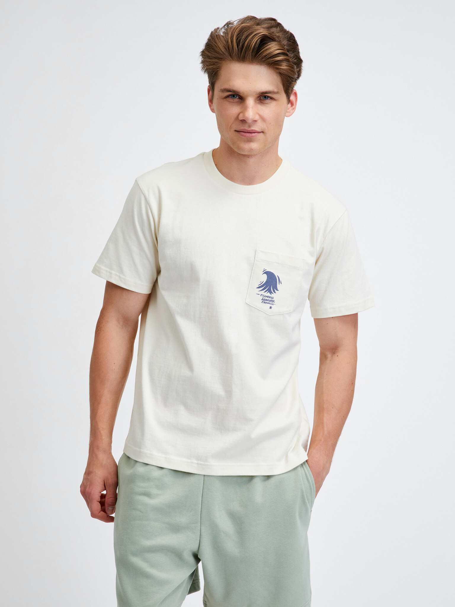 GAP & T. Campbell Tricou Alb - Pled.ro