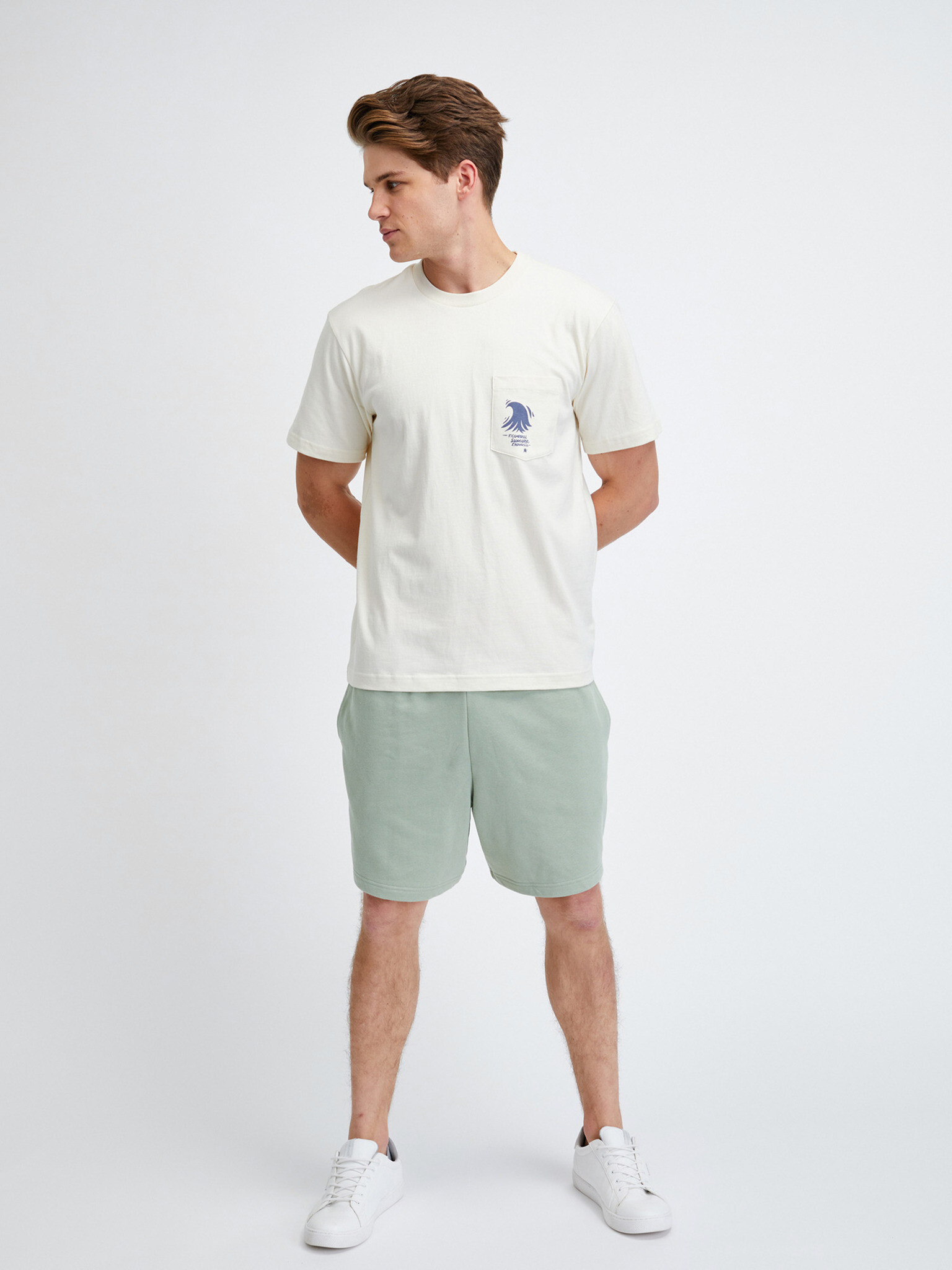 GAP & T. Campbell Tricou Alb - Pled.ro