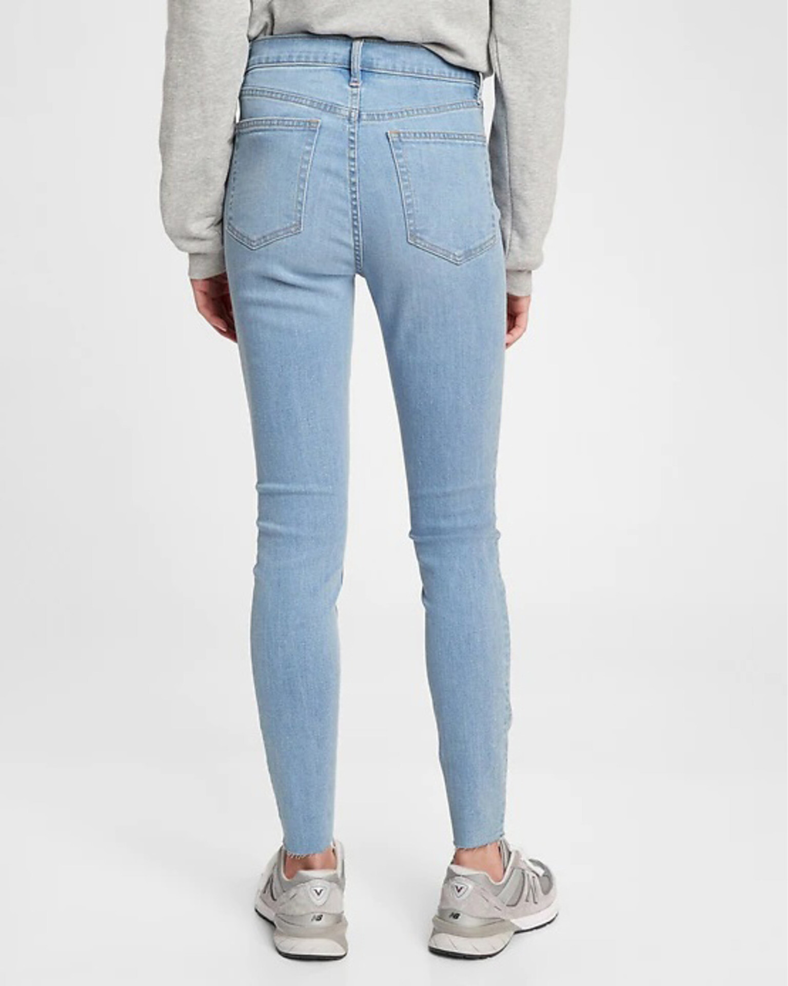 GAP The Gen Good High Rise True Skinny Jeans Albastru - Pled.ro