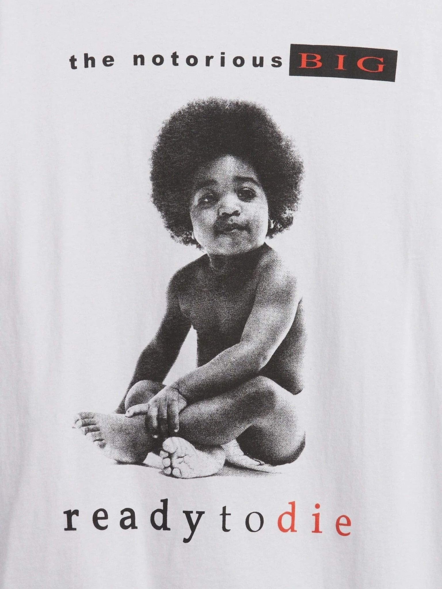 GAP The Notorious B.I.G. Tricou Alb - Pled.ro