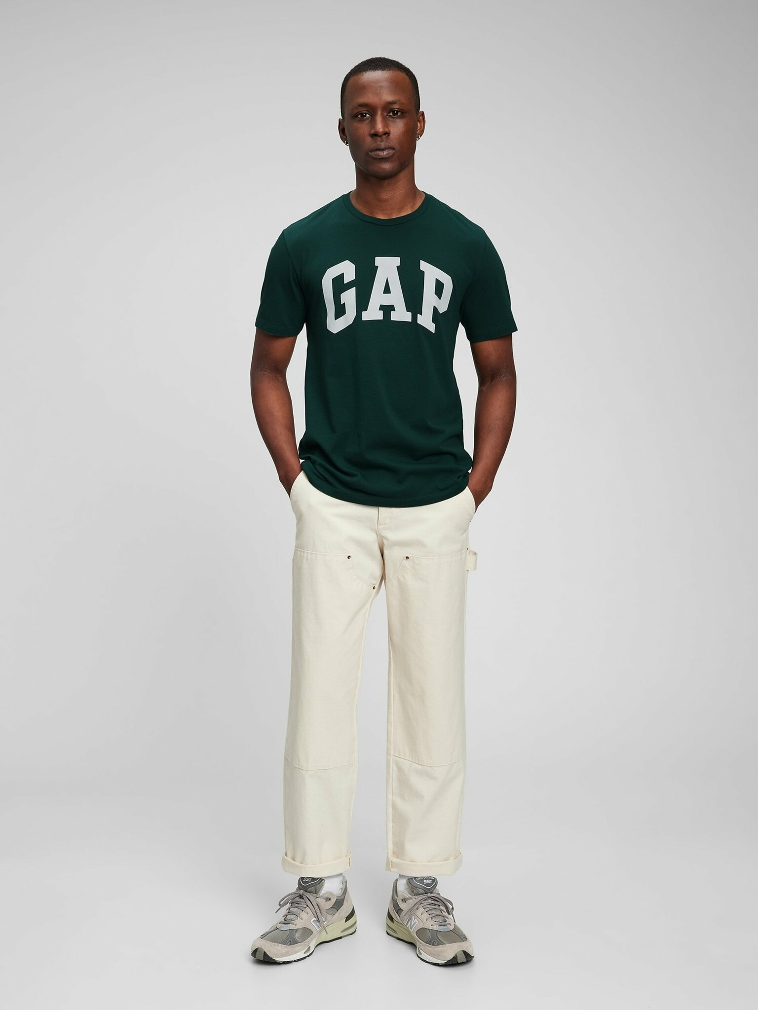 GAP Tricou 2 buc Verde Bej - Pled.ro