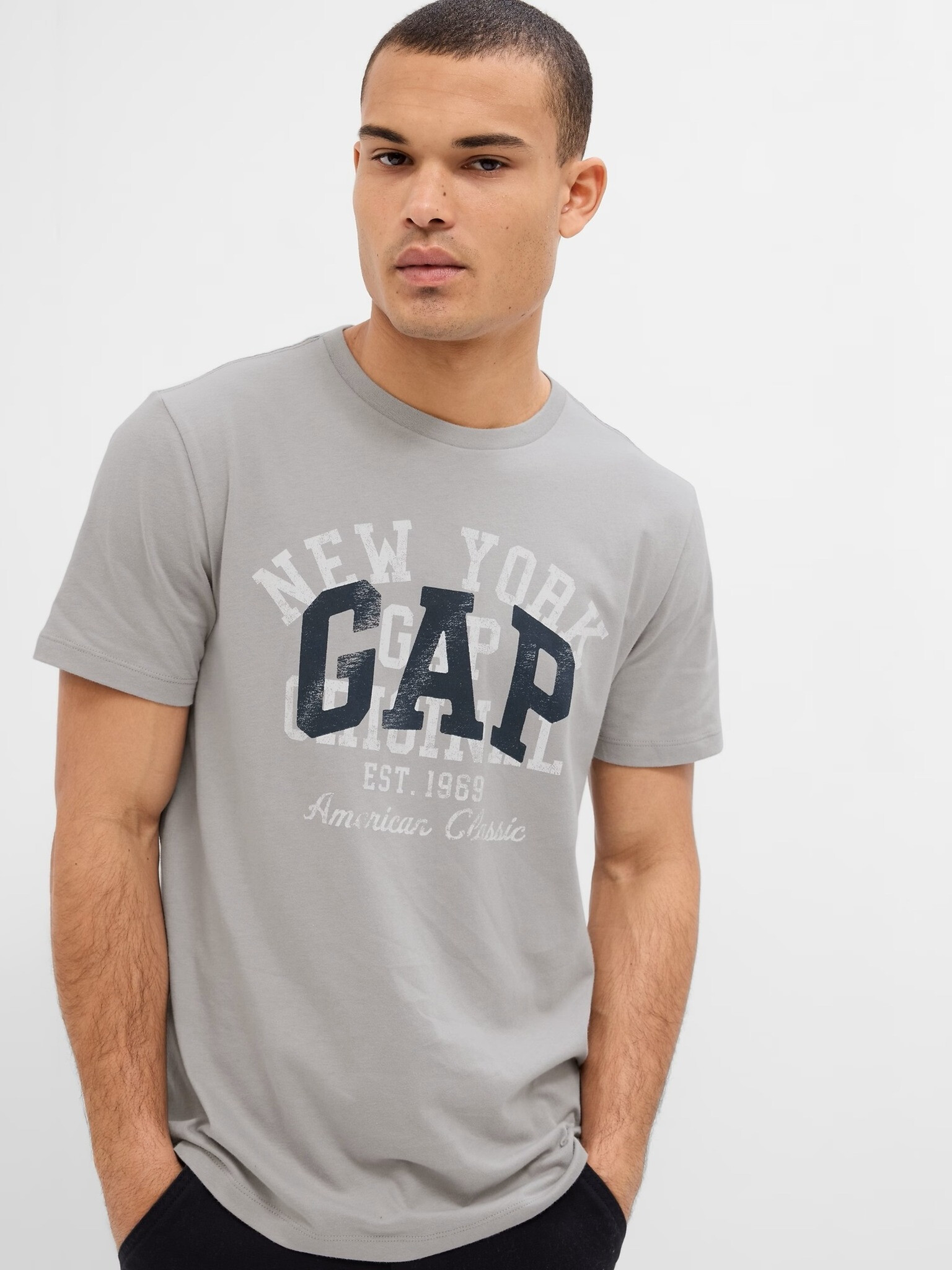 GAP Tricou Gri - Pled.ro