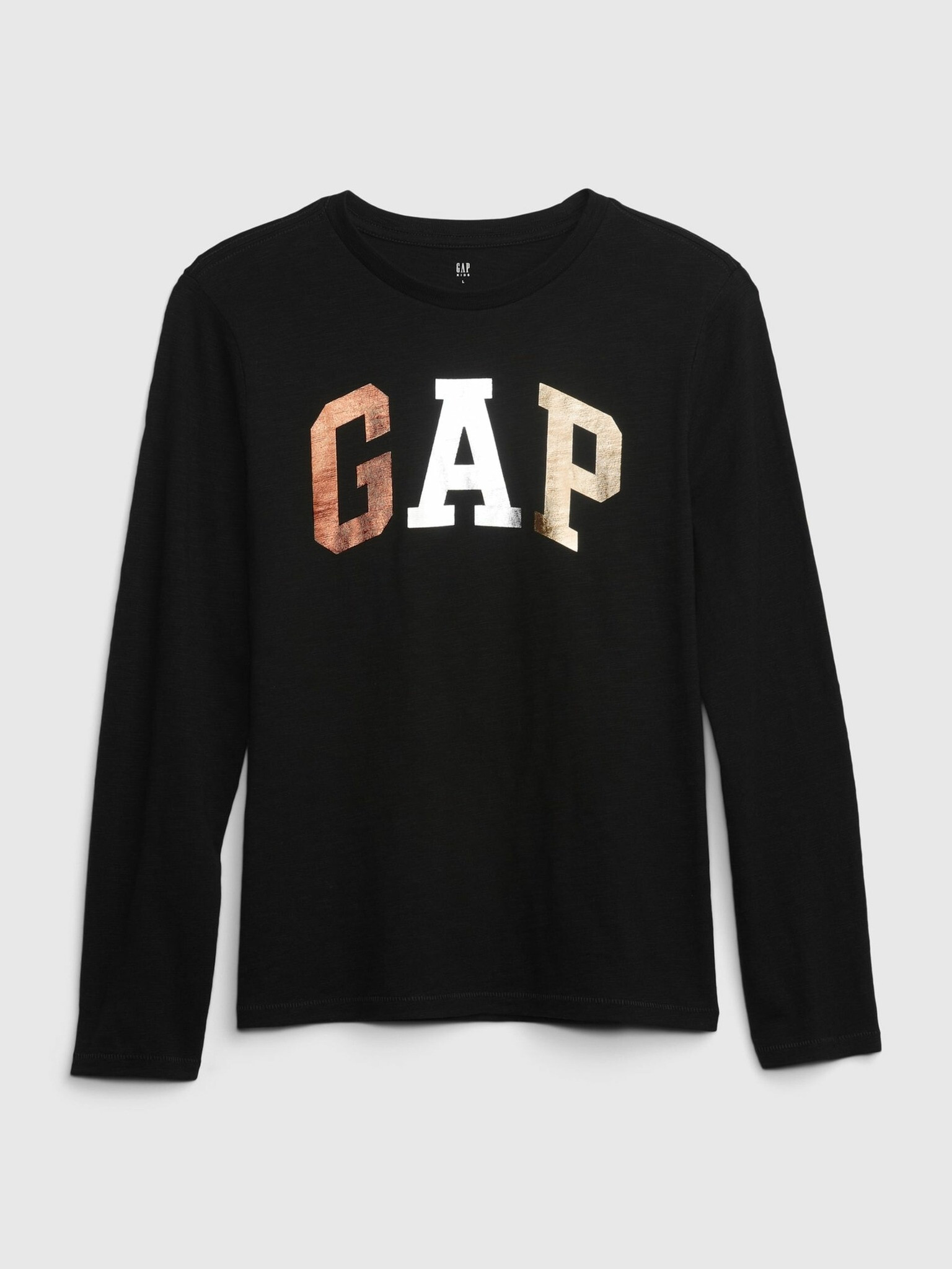 GAP Tricou pentru copii Negru - Pled.ro