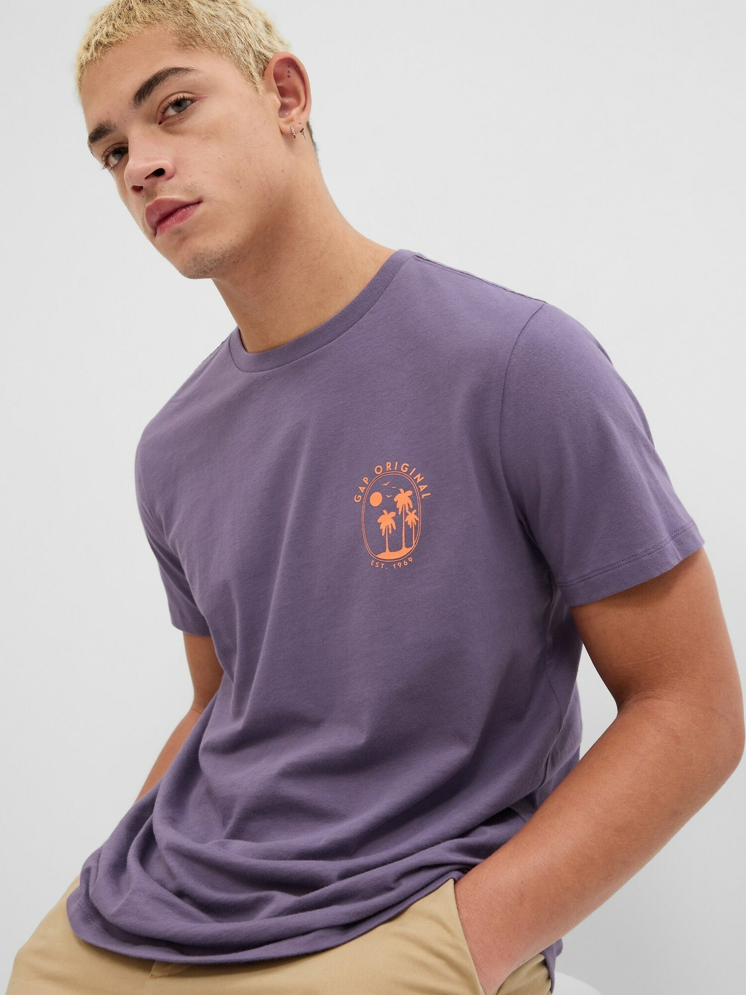 GAP Tricou Violet - Pled.ro