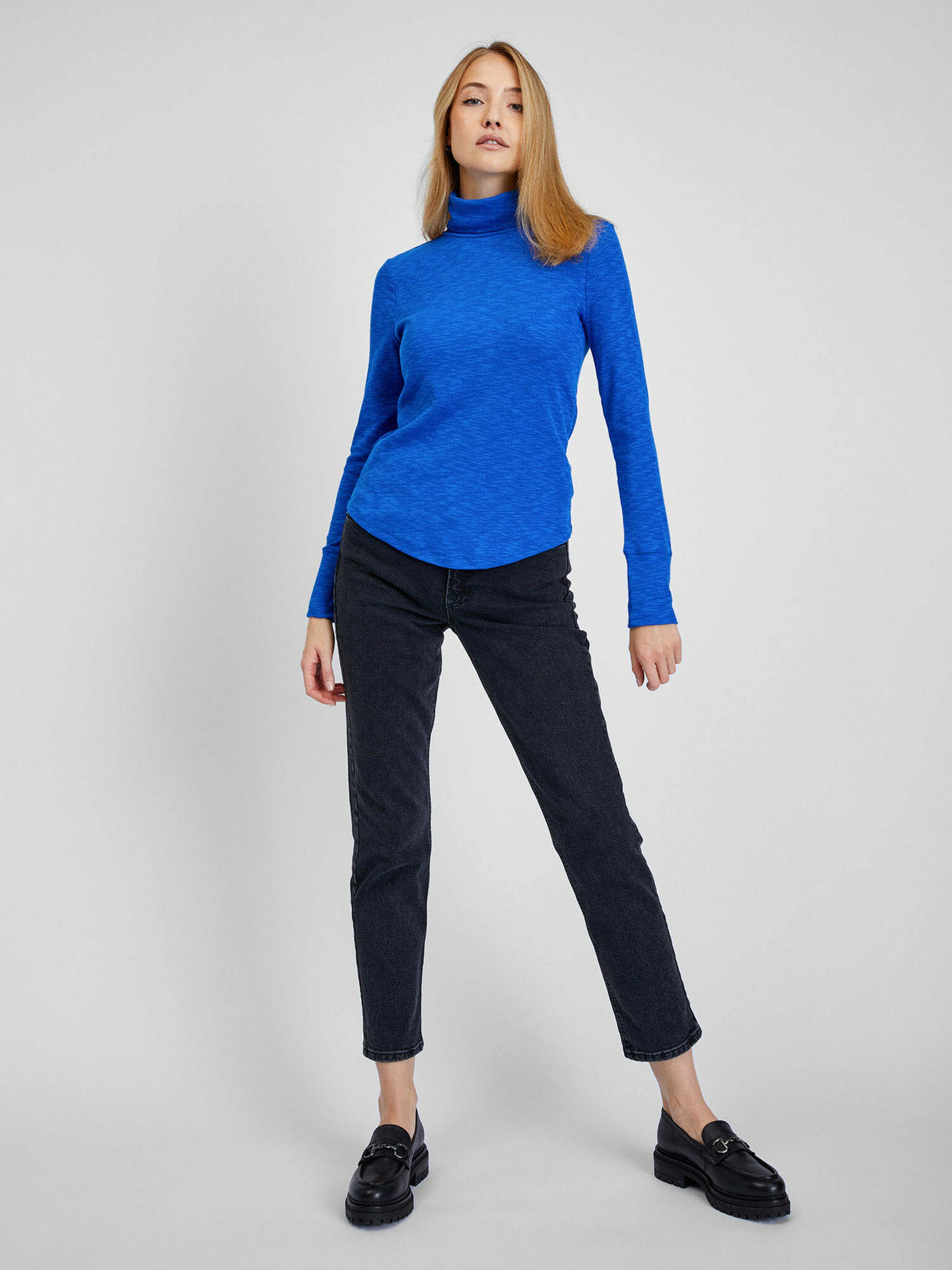 GAP Turtleneck Albastru - Pled.ro