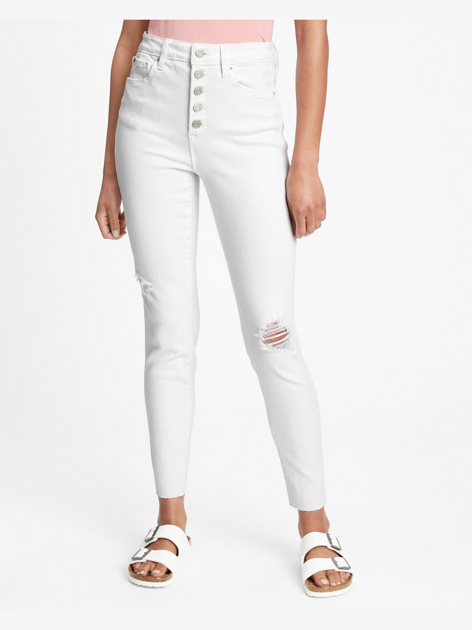 GAP Universal Jeans Alb - Pled.ro