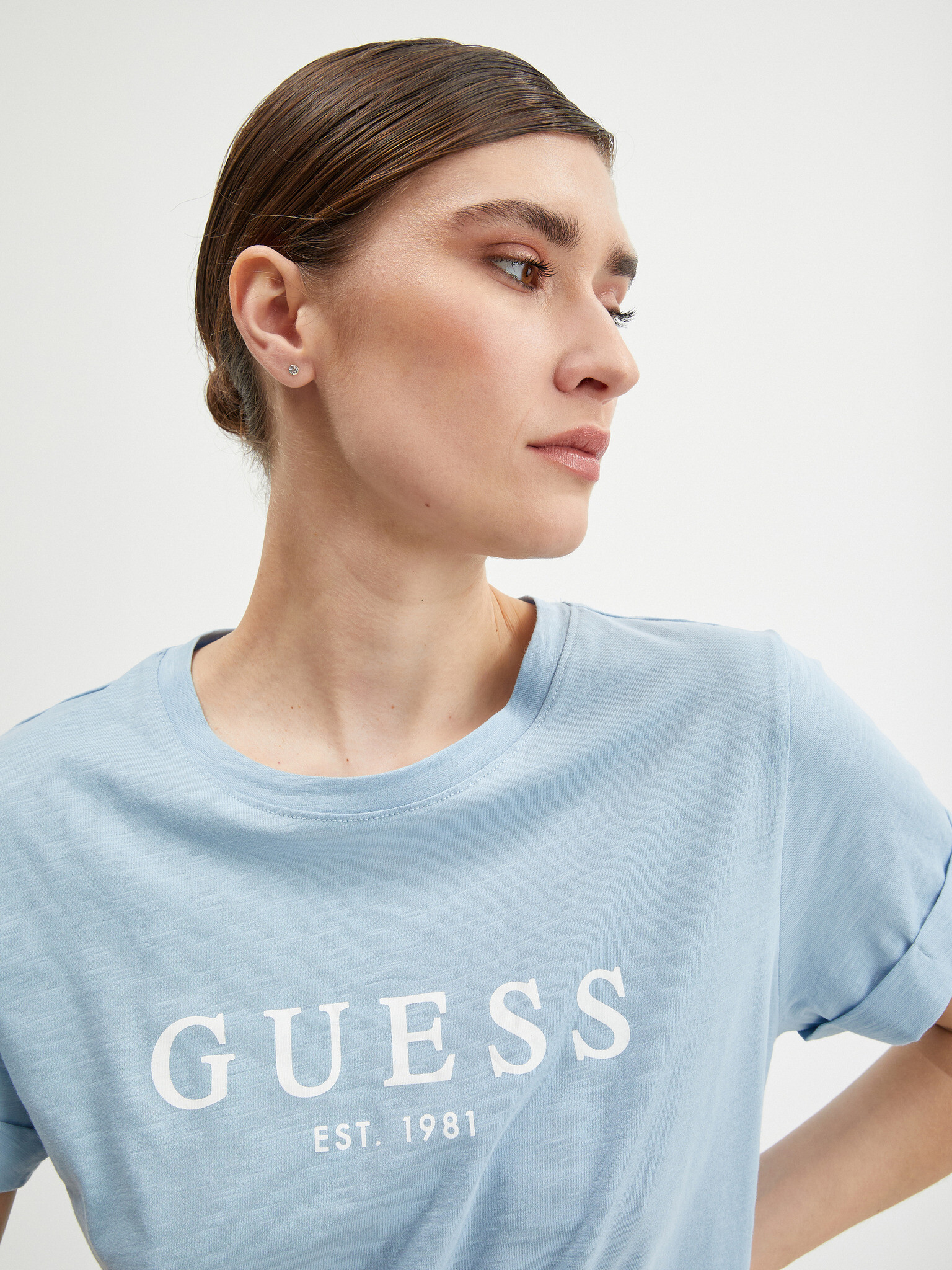 Guess 1981 Tricou Albastru - Pled.ro