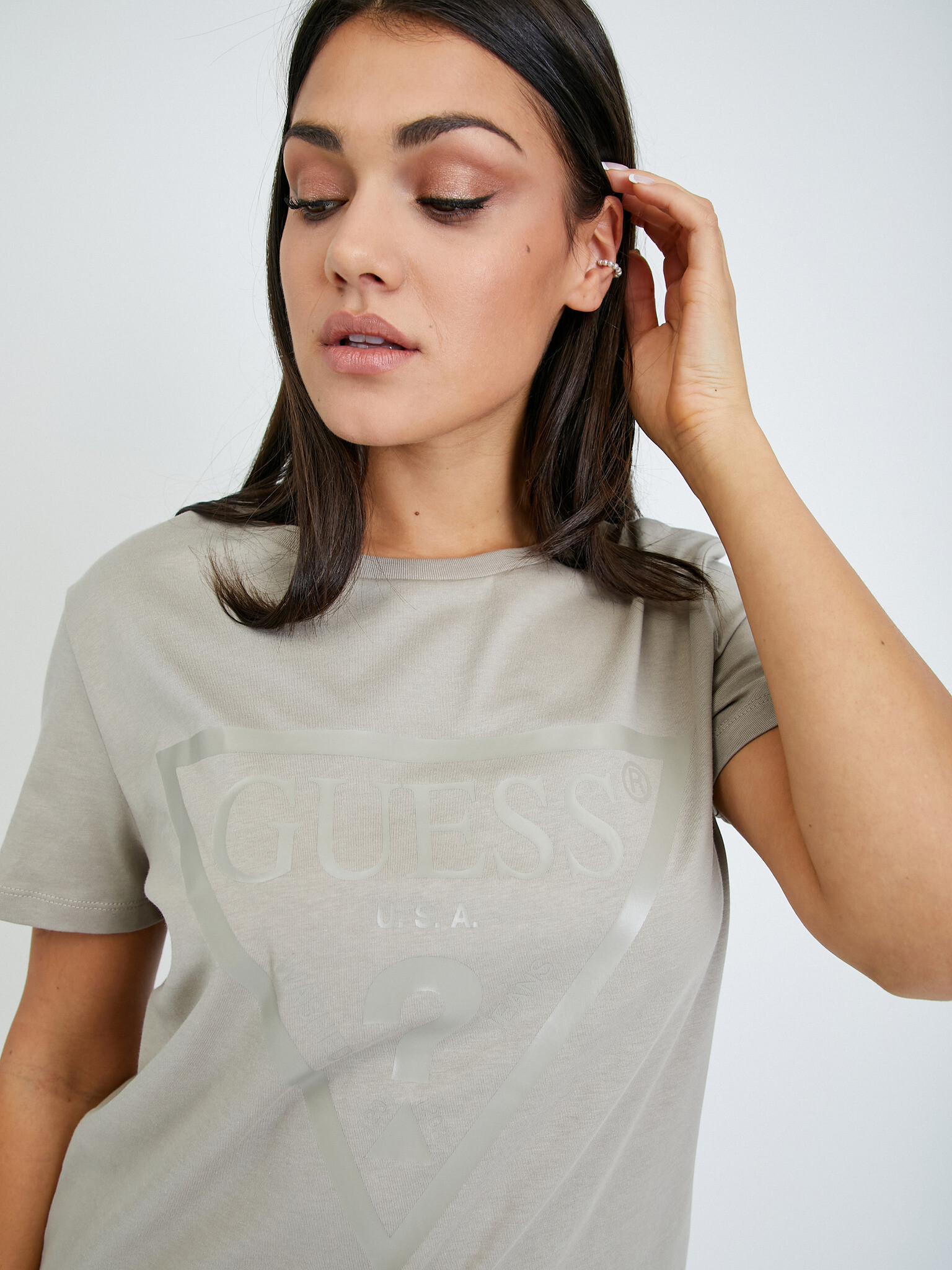 Guess Adele Tricou Gri - Pled.ro