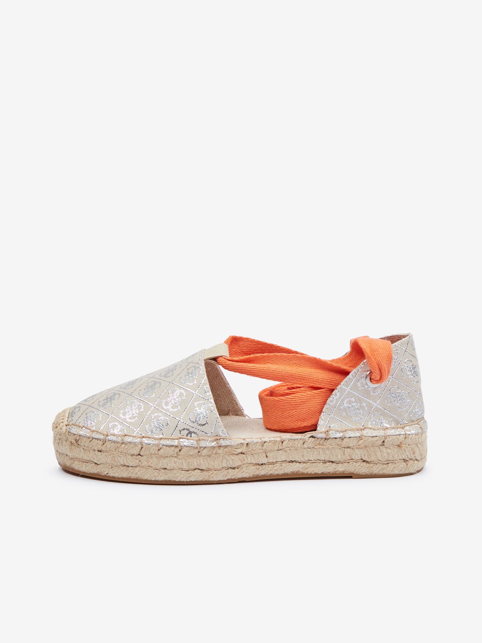 Guess Jalene 3 Espadrile Argintiu - Pled.ro