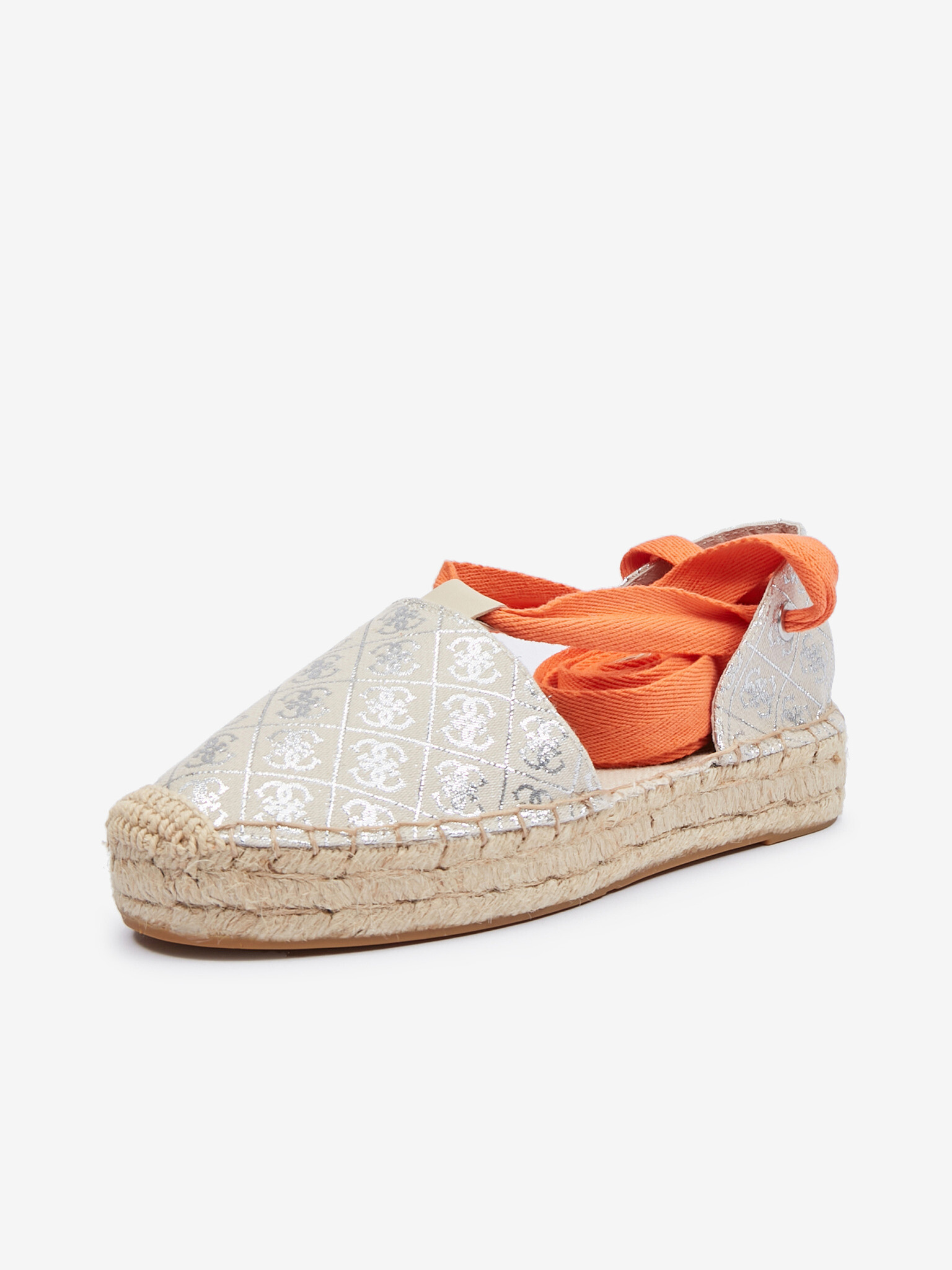 Guess Jalene 3 Espadrile Argintiu - Pled.ro