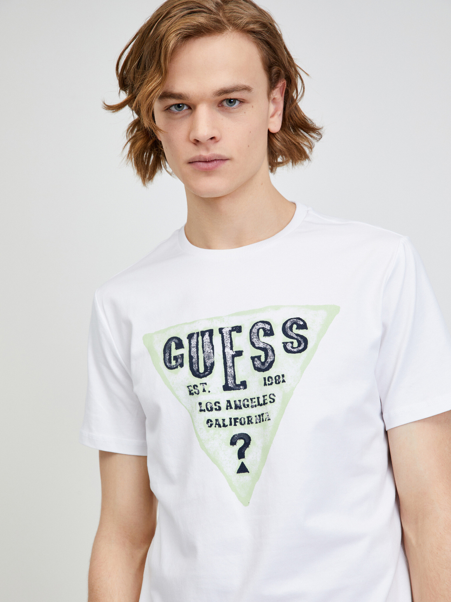 Guess Rusty Tricou Alb - Pled.ro