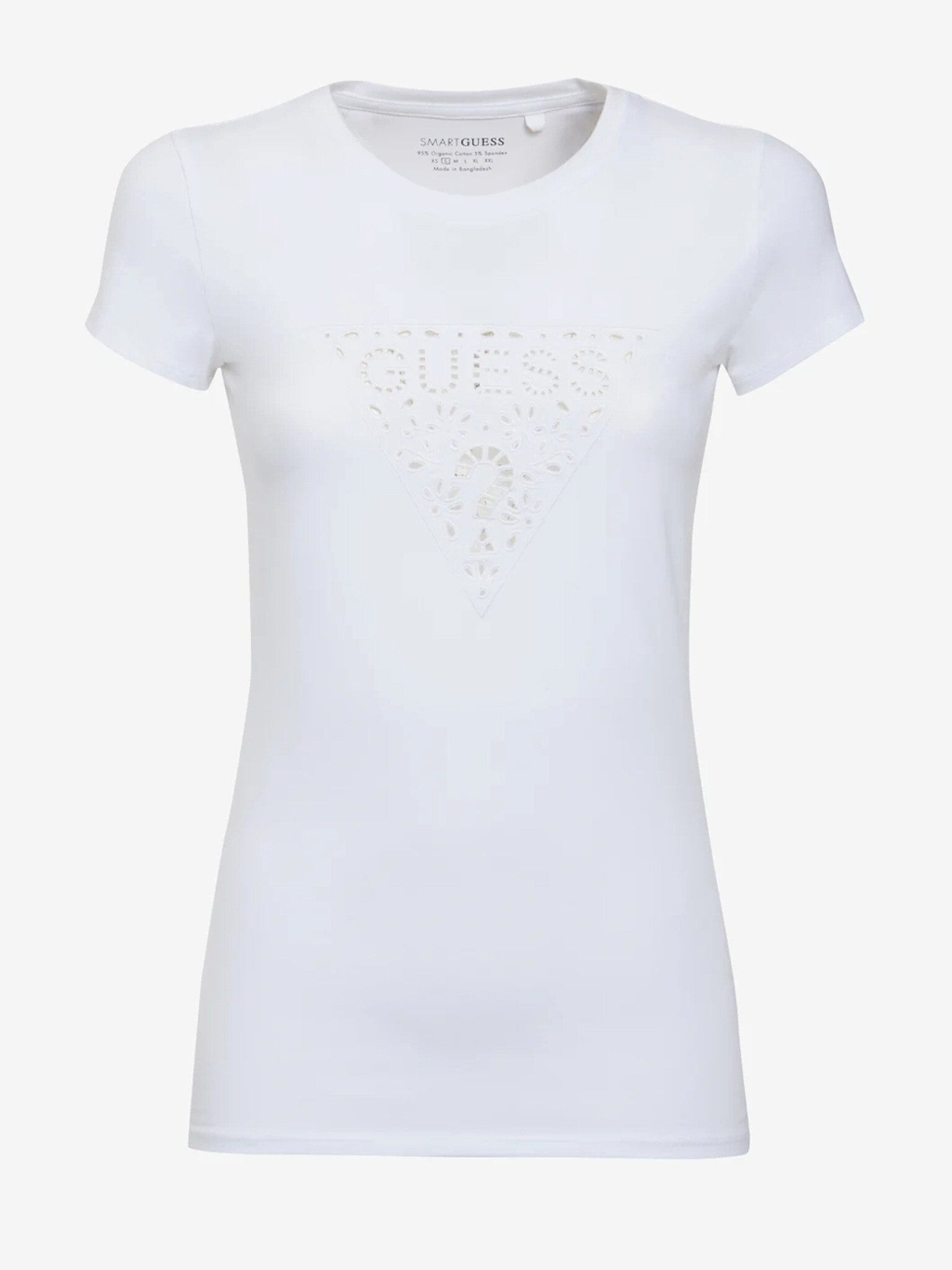 Guess Tricou Alb - Pled.ro