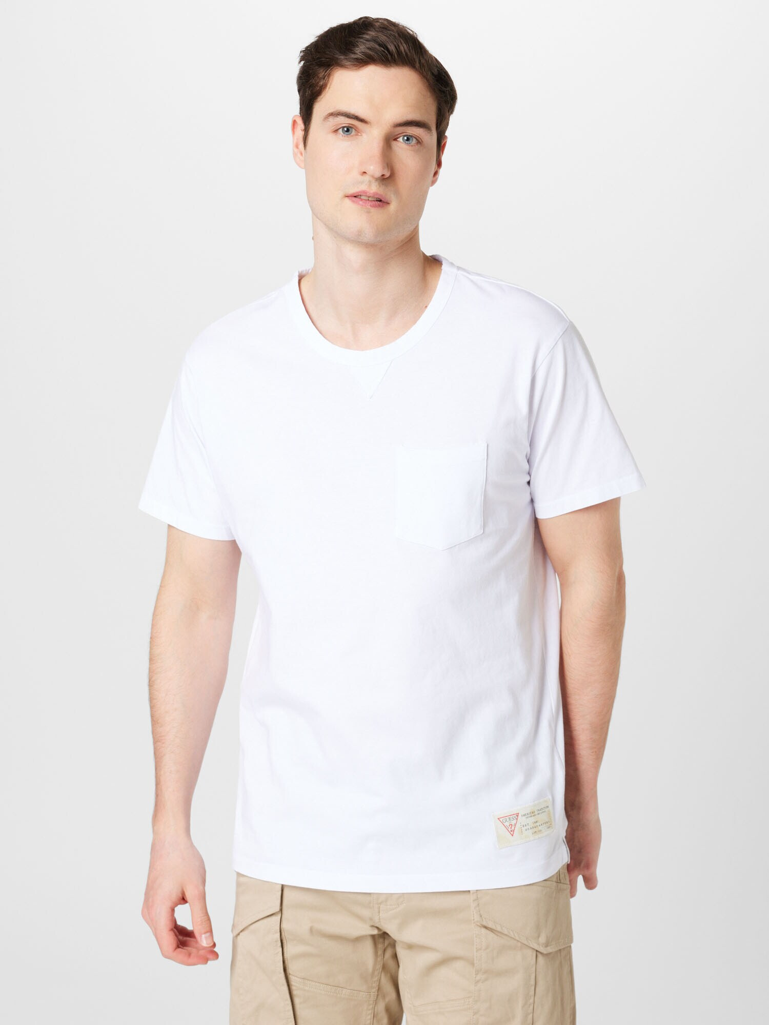 Guess Tricou Alb - Pled.ro