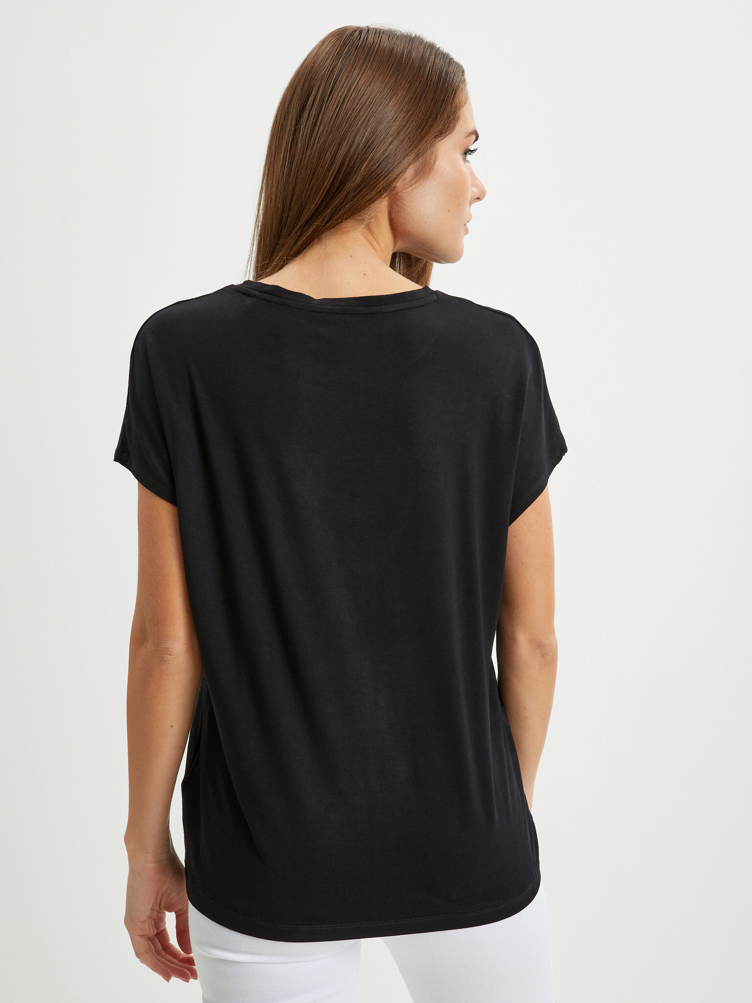 Guess Tricou Negru - Pled.ro