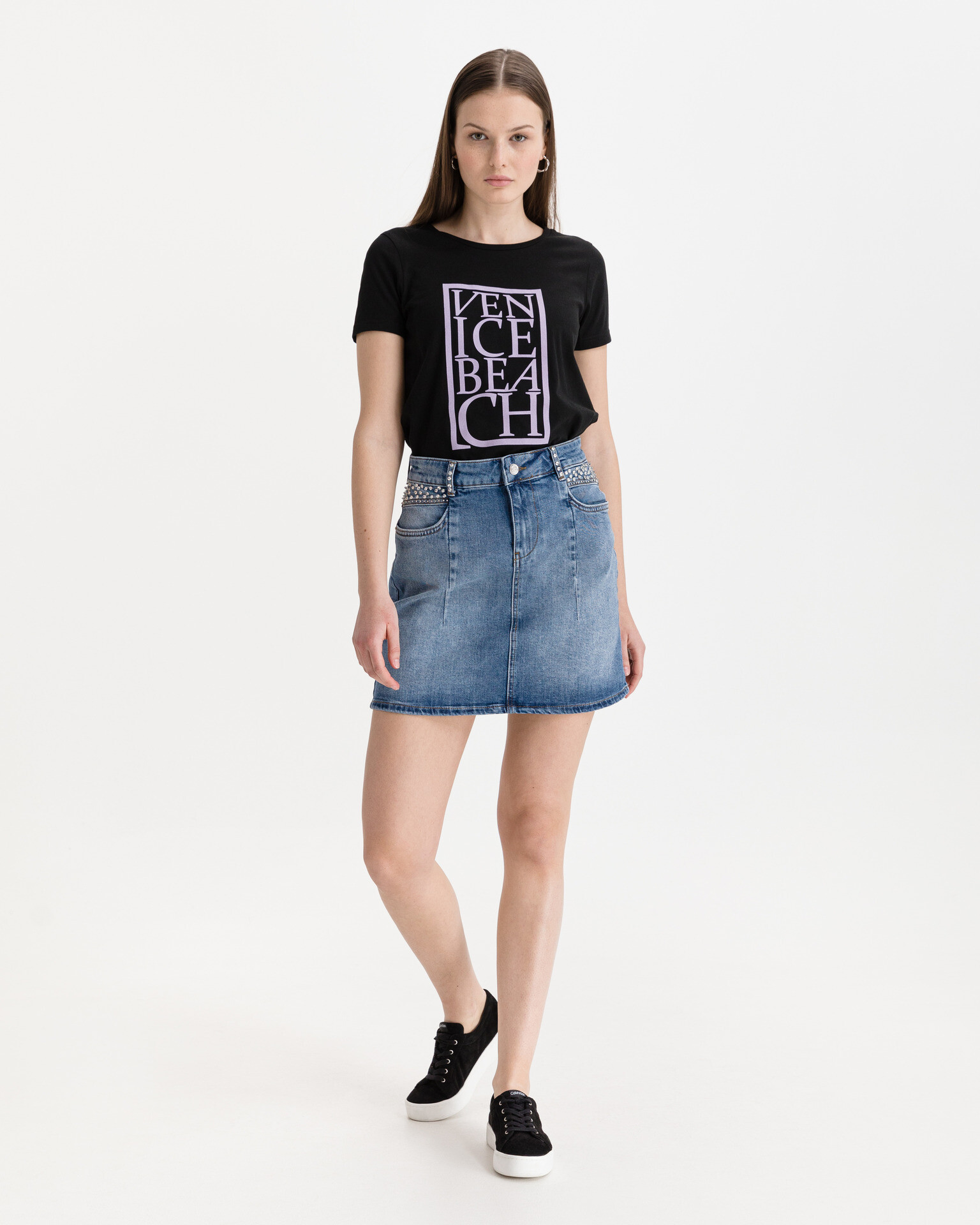 ICHI Camino Tricou Negru - Pled.ro