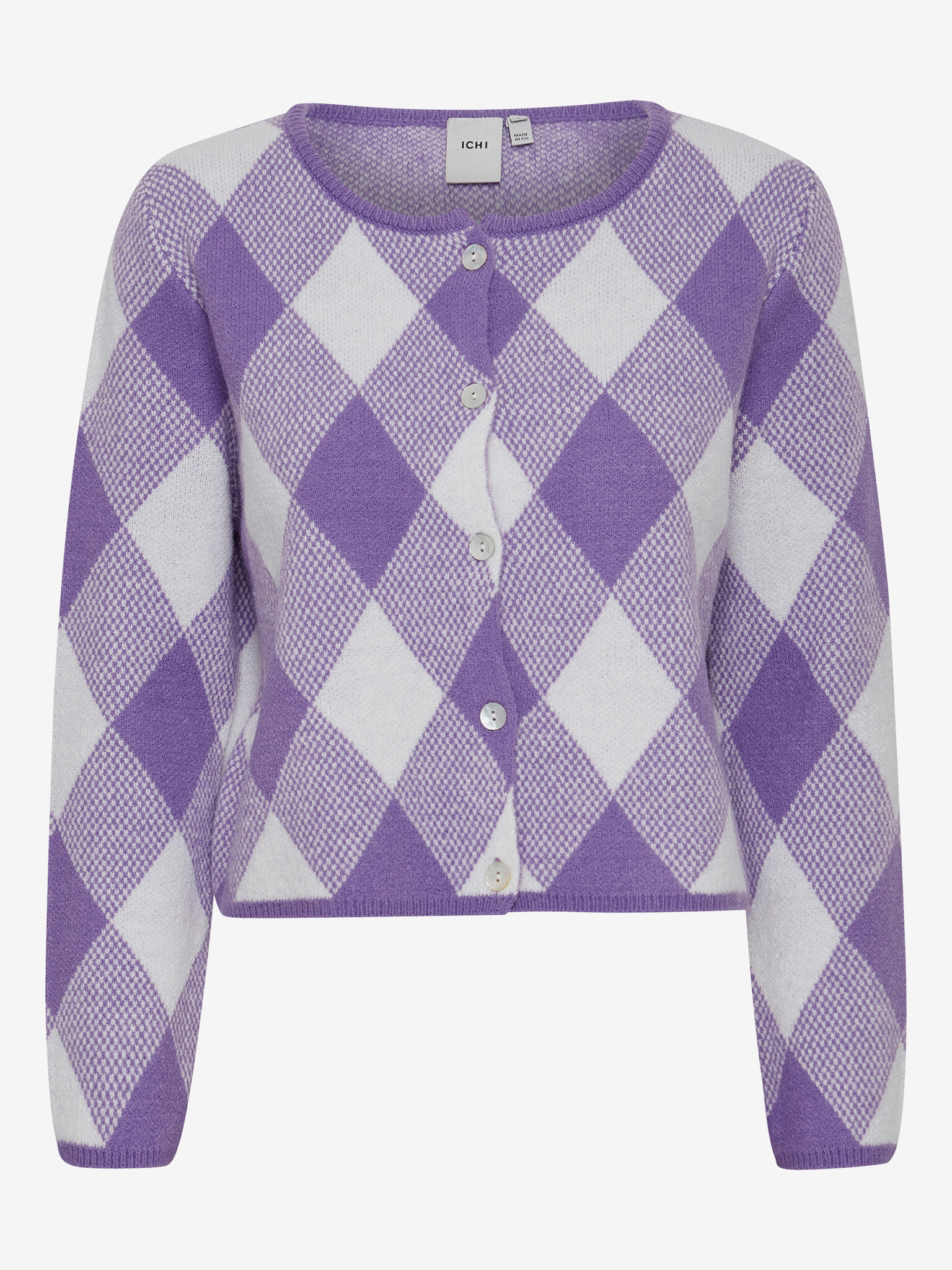 ICHI Cardigan Violet - Pled.ro