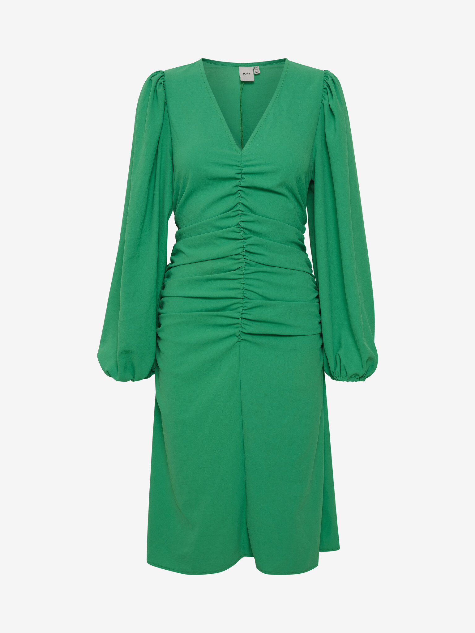 ICHI Rochie Verde - Pled.ro