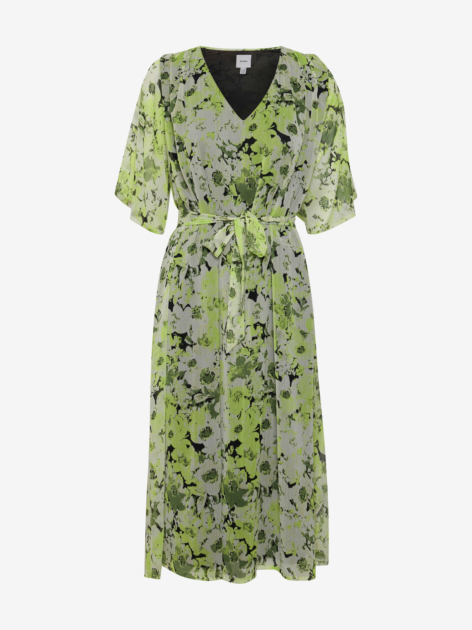 ICHI Rochie Verde - Pled.ro