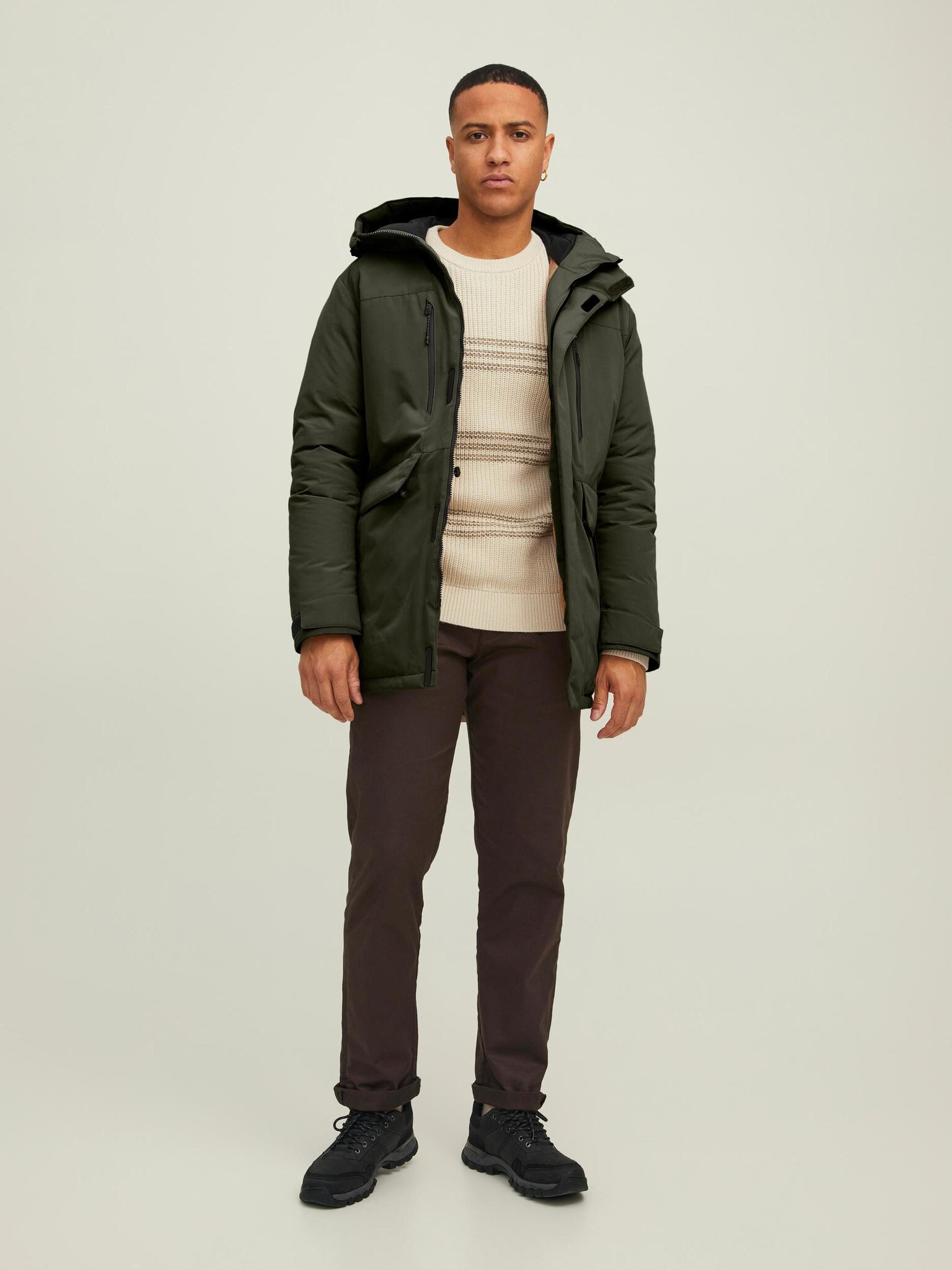 Jack & Jones Bach Jacheta Verde - Pled.ro