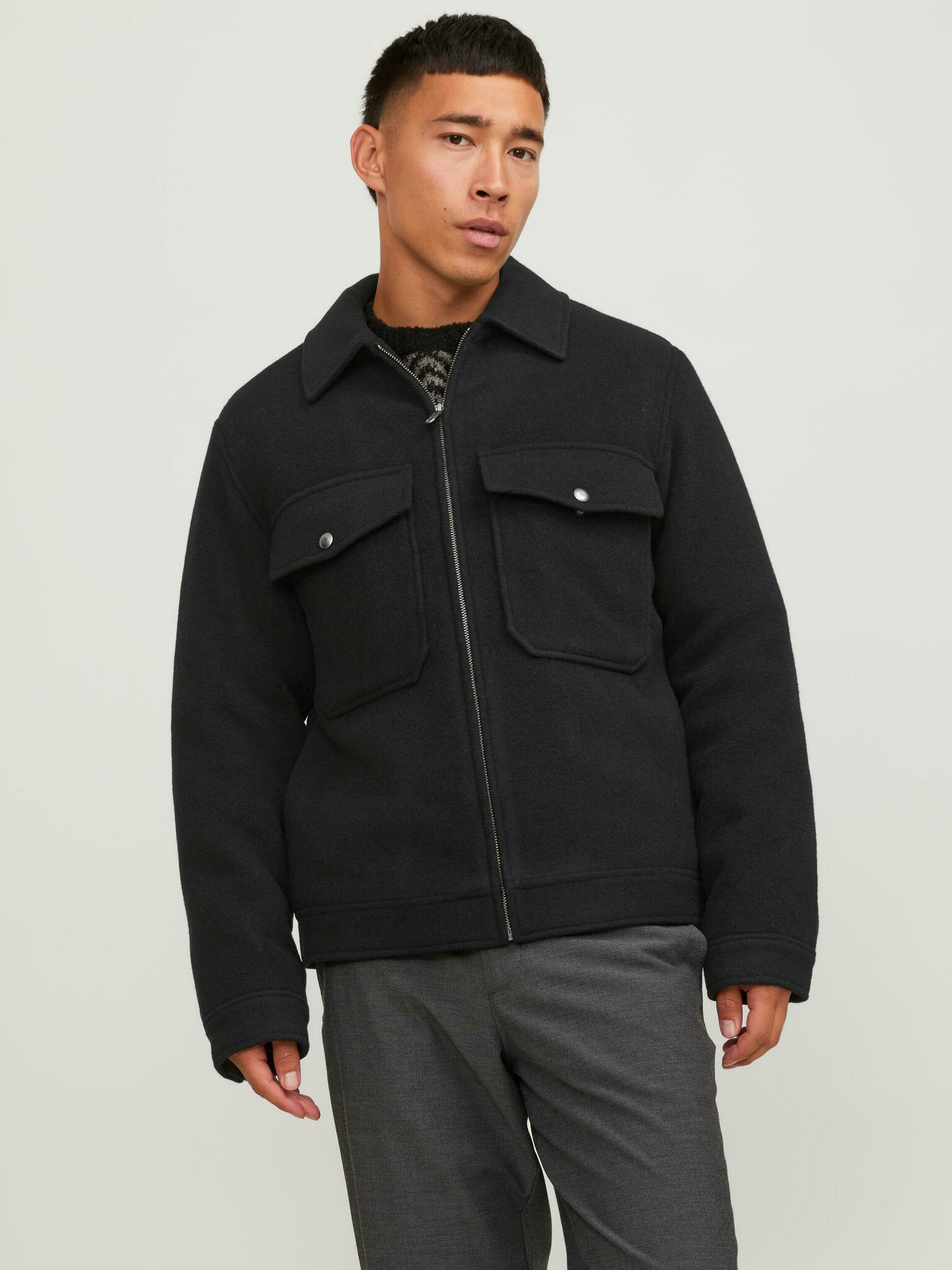 Jack & Jones Baxter Jachetă Negru - Pled.ro