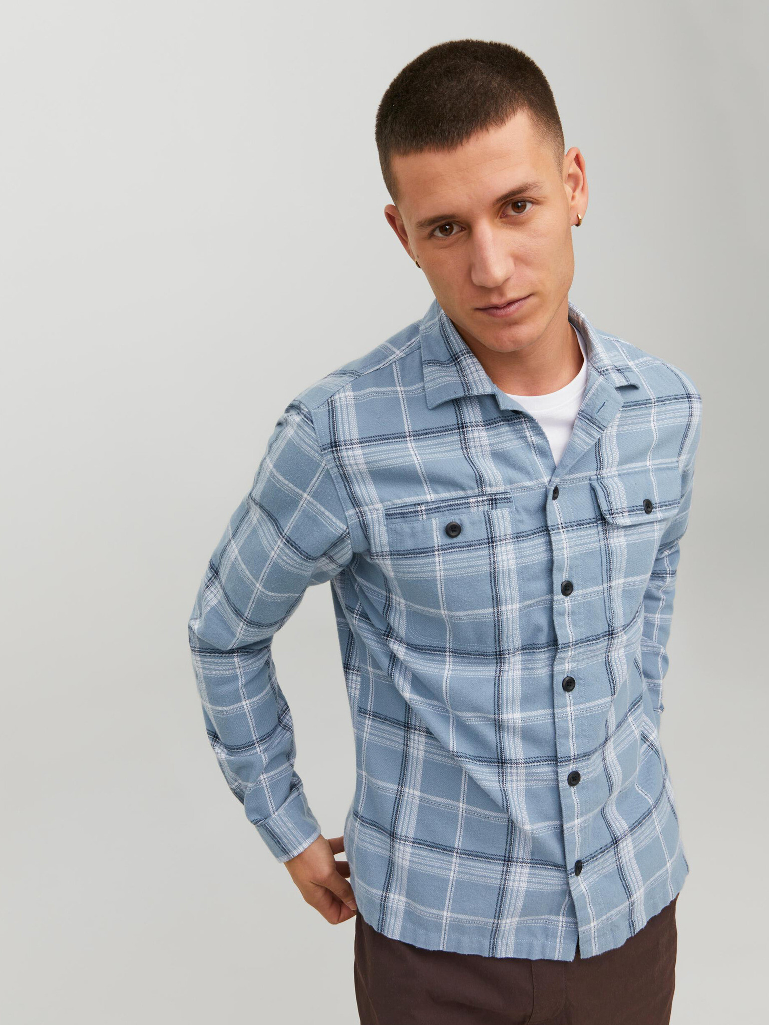 Jack & Jones Ben Cămașă Albastru - Pled.ro