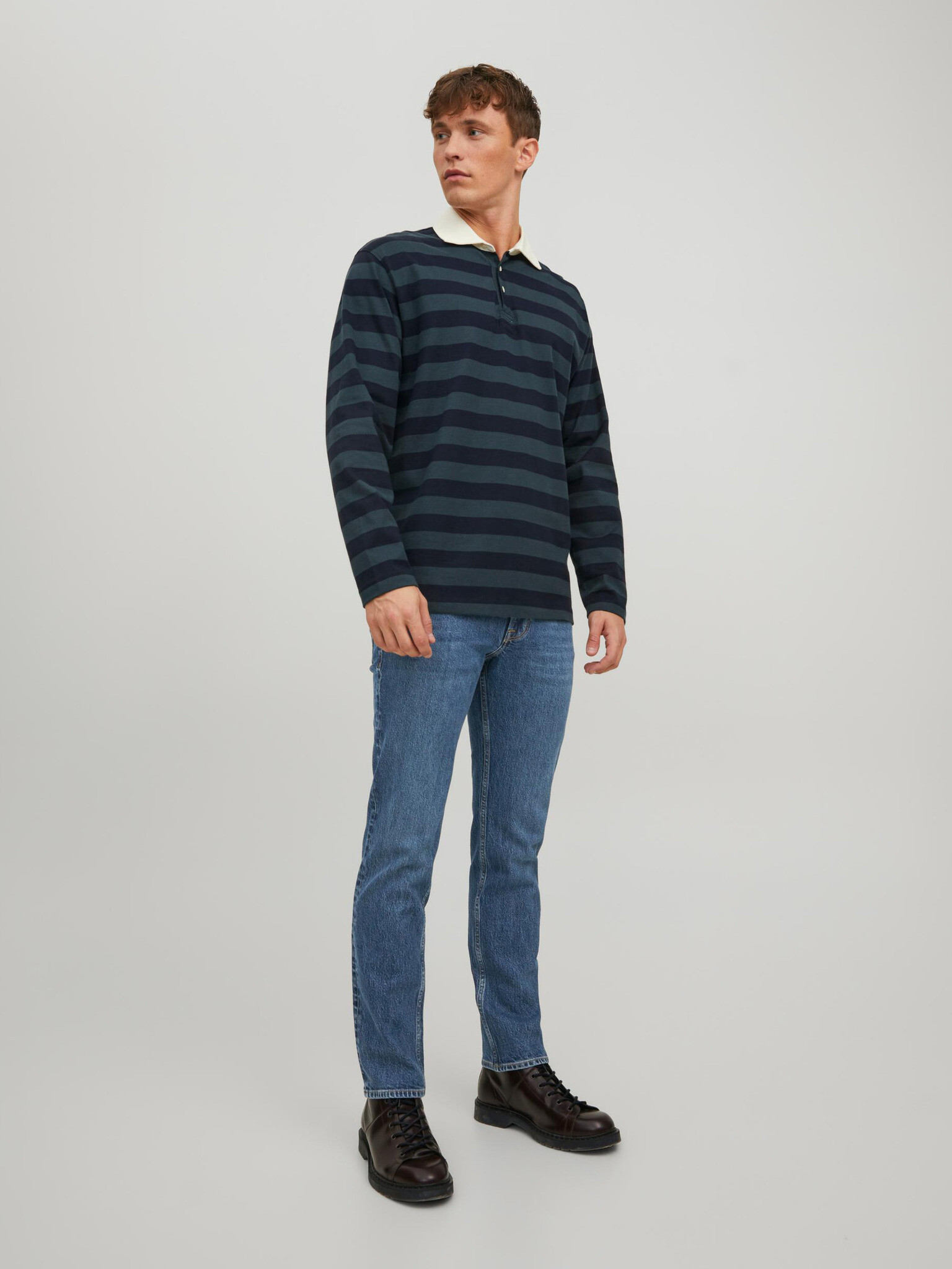 Jack & Jones Clark Jeans Albastru - Pled.ro