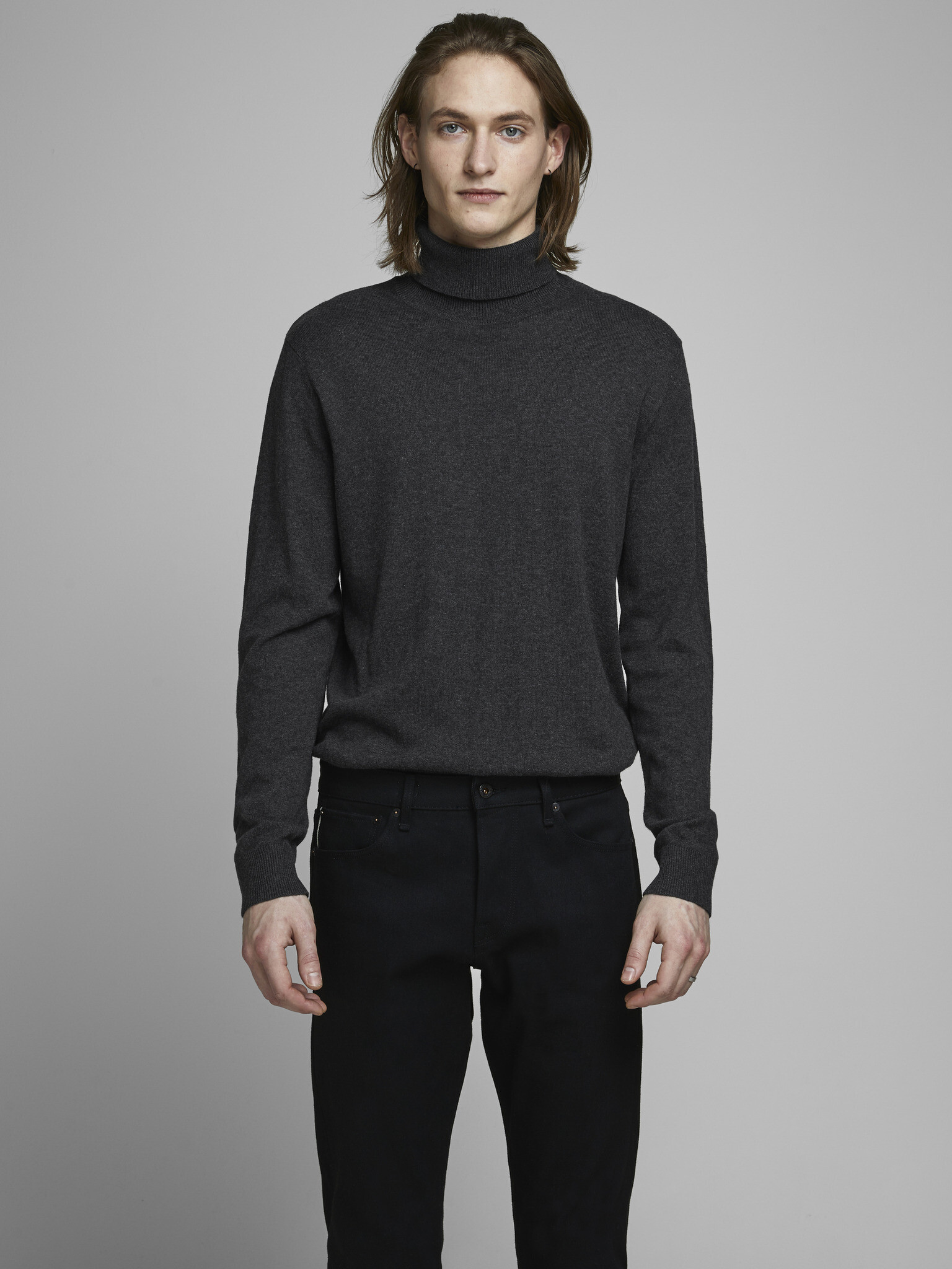 Jack & Jones Emil Pulover Gri - Pled.ro