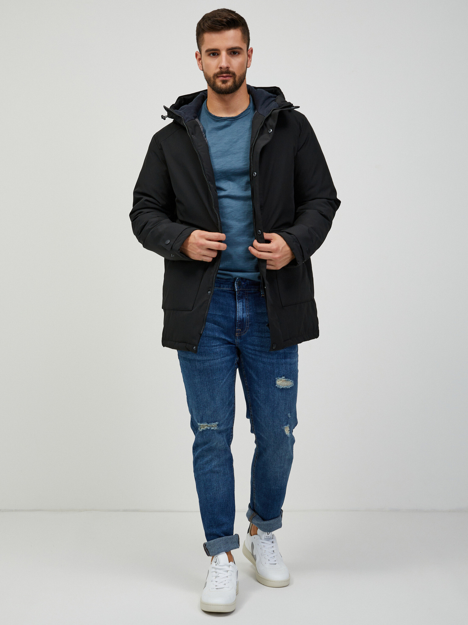 Jack & Jones Etiko Jacheta Negru - Pled.ro