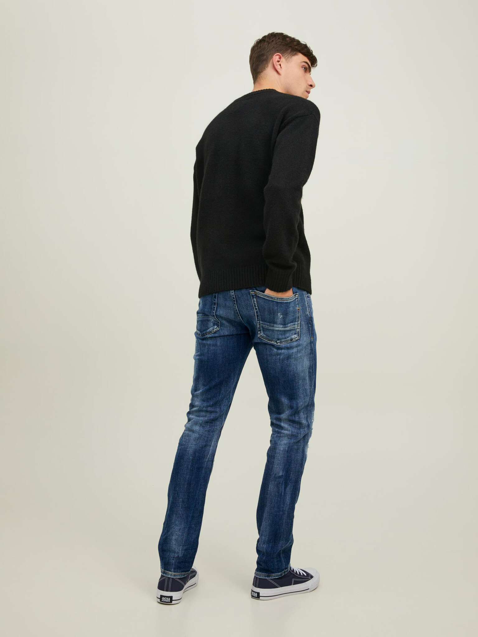 Jack & Jones Glenn Jeans Albastru - Pled.ro