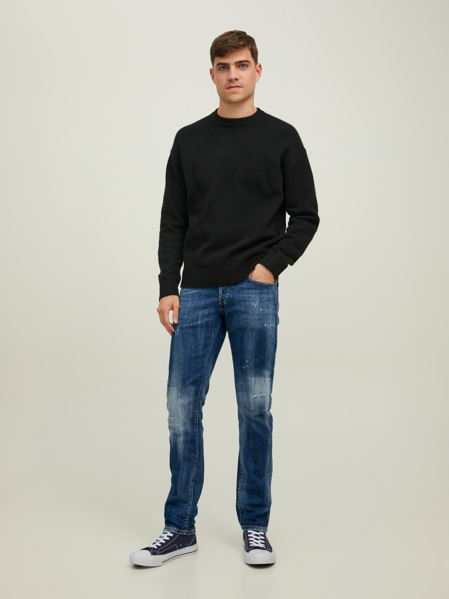 Jack & Jones Glenn Jeans Albastru - Pled.ro