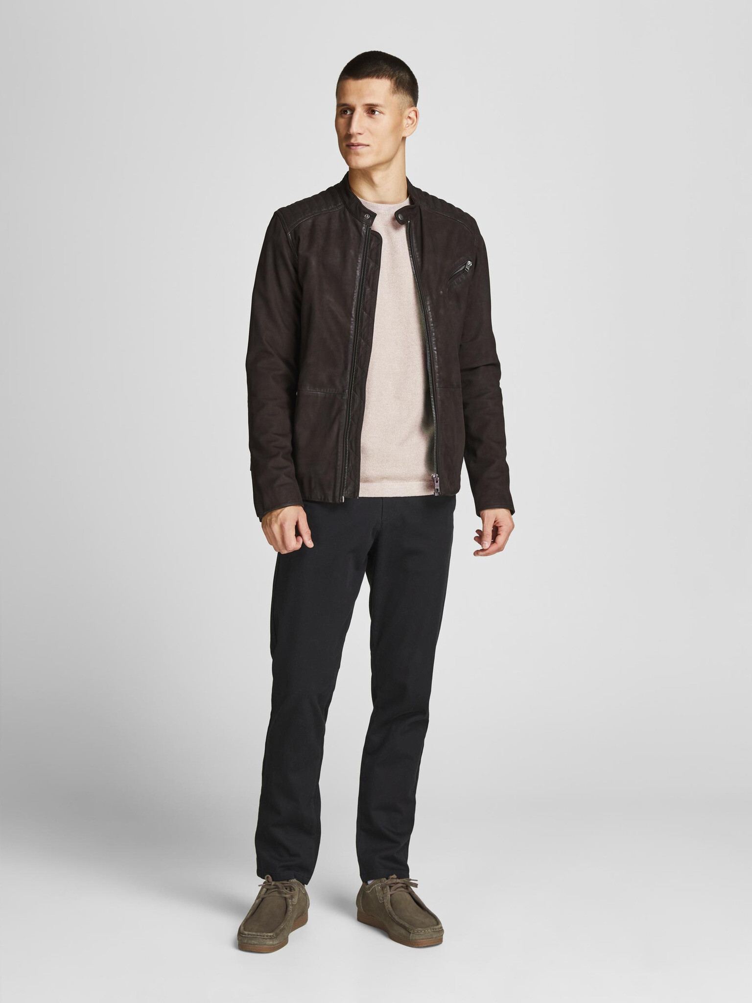 Jack & Jones Gustav Pulover Bej - Pled.ro