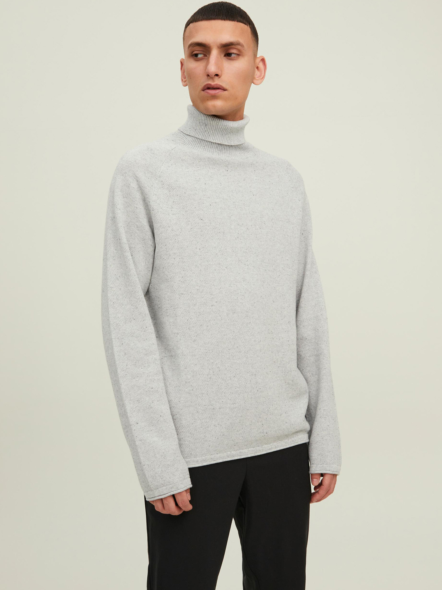 Jack & Jones Hill Turtleneck Gri - Pled.ro