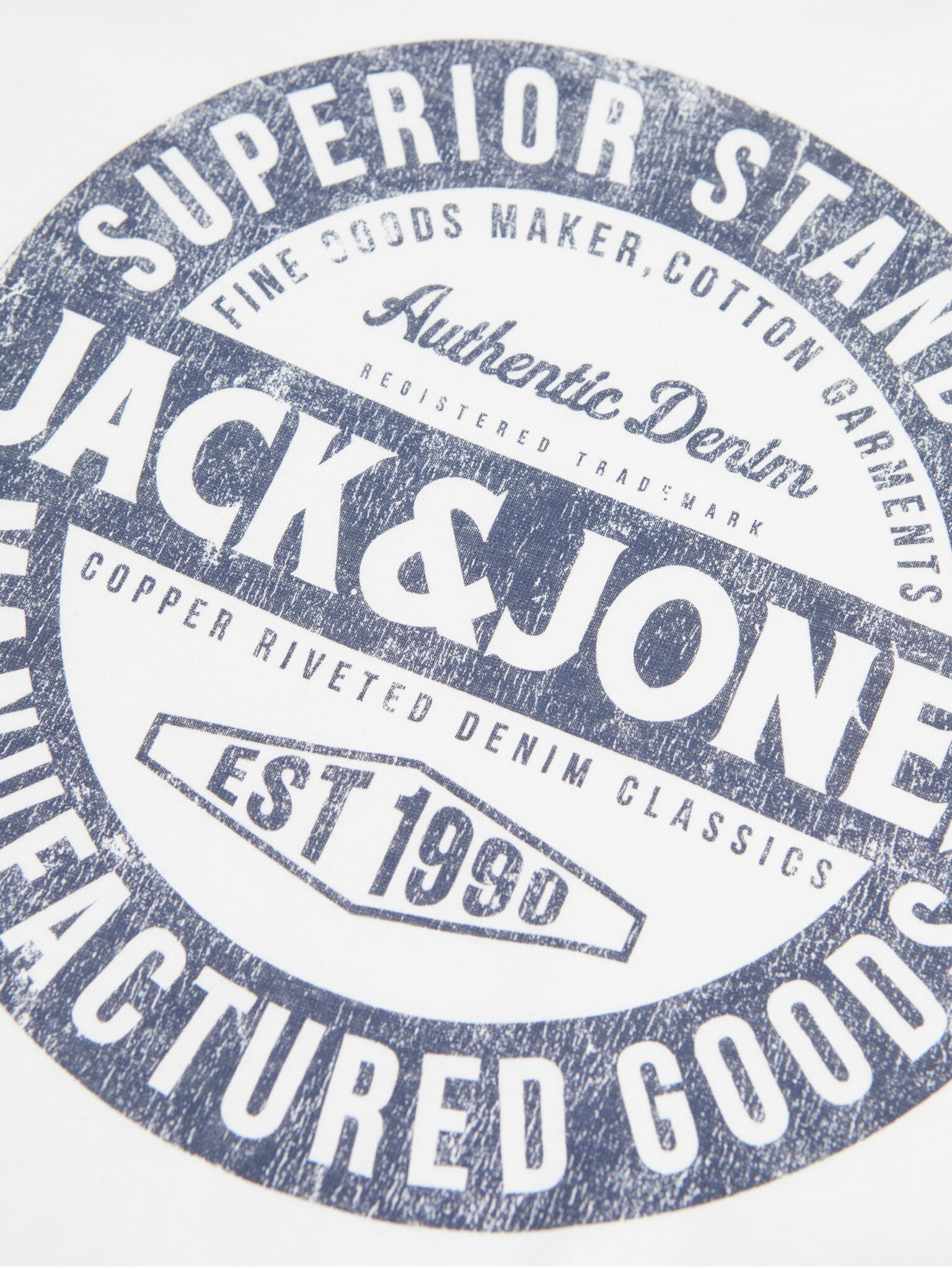 Jack & Jones Jeans Tricou pentru copii Alb - Pled.ro