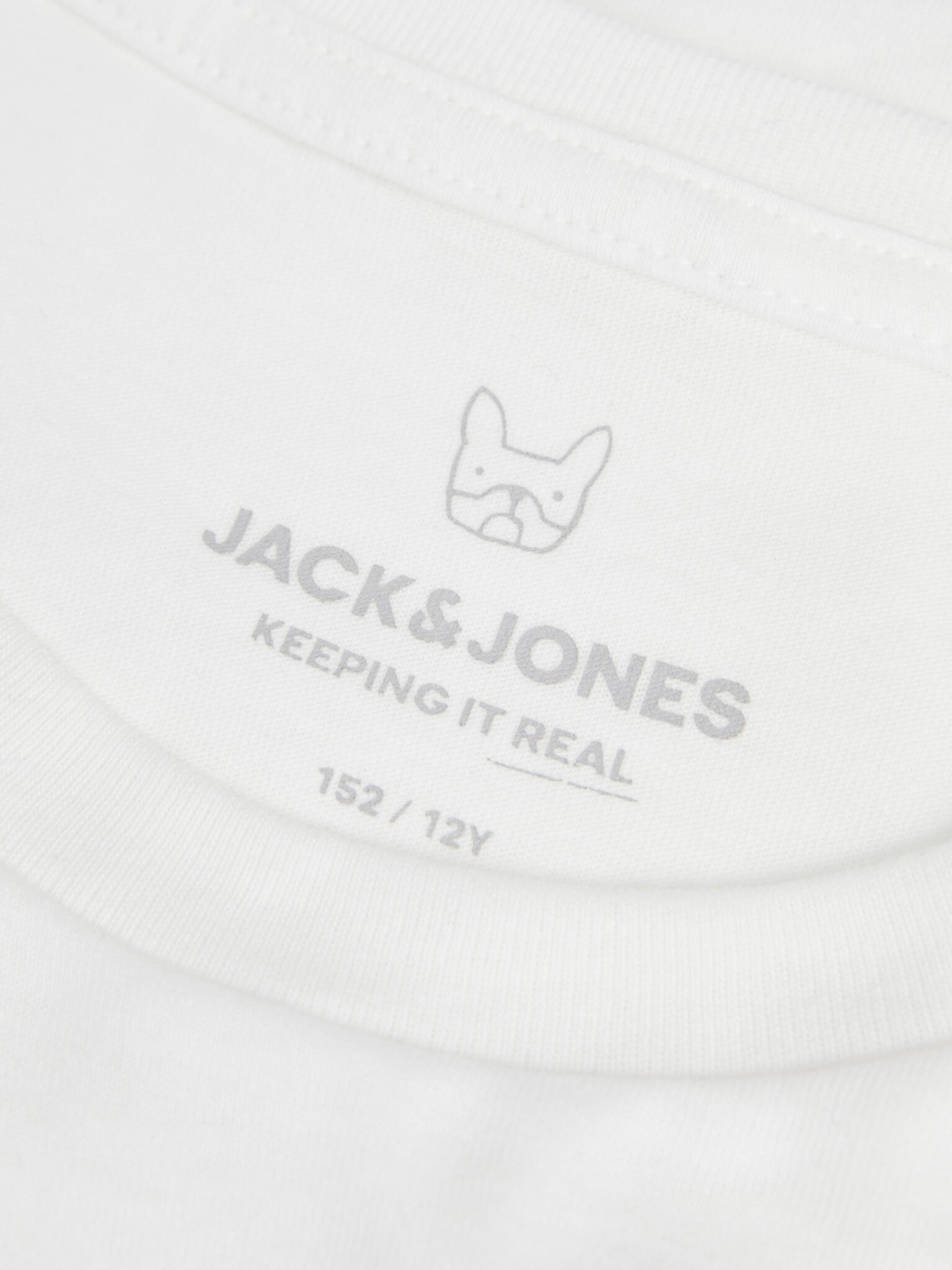 Jack & Jones Jeans Tricou pentru copii Alb - Pled.ro