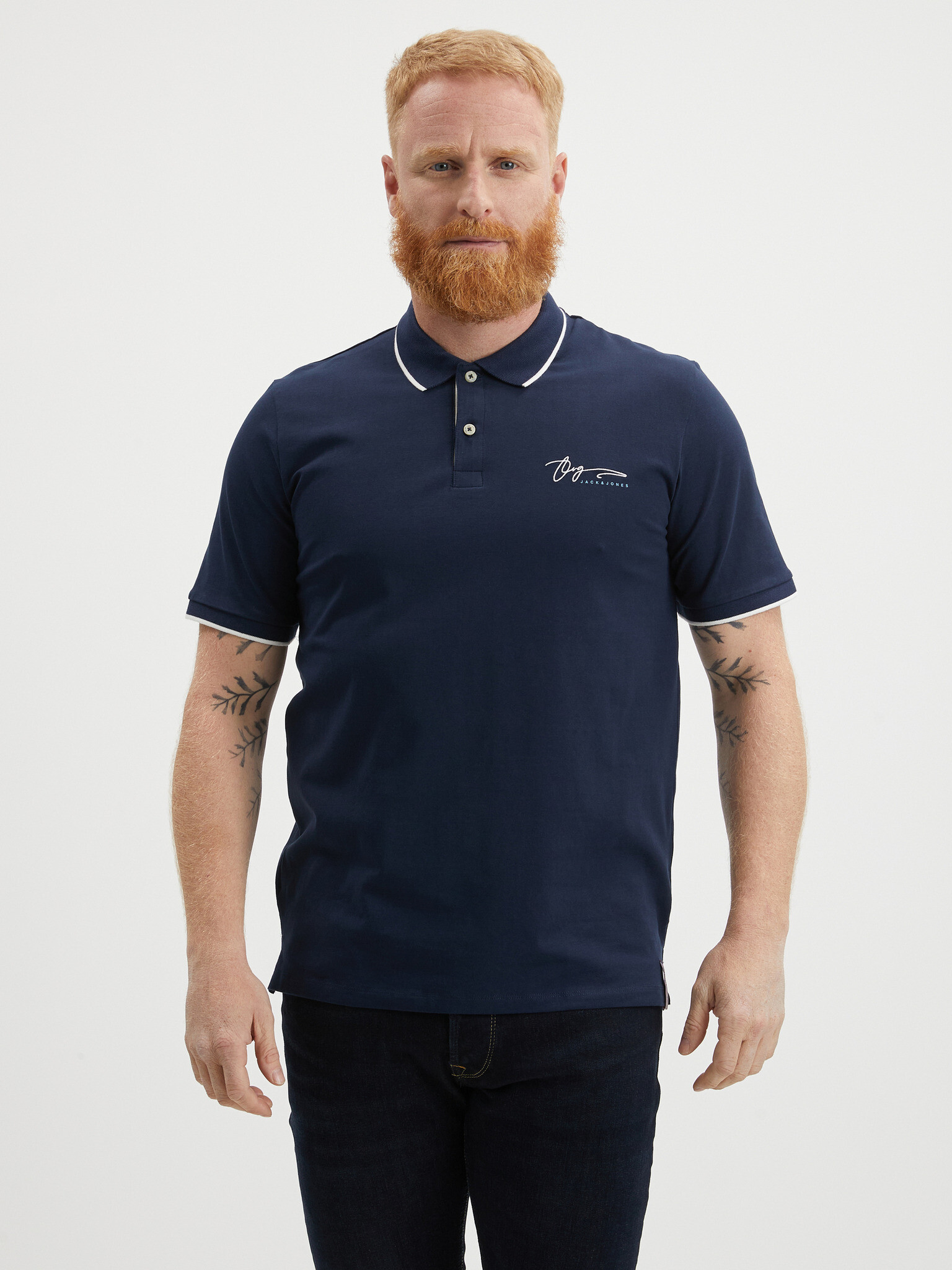 Jack & Jones Joshua Polo Tricou Albastru - Pled.ro