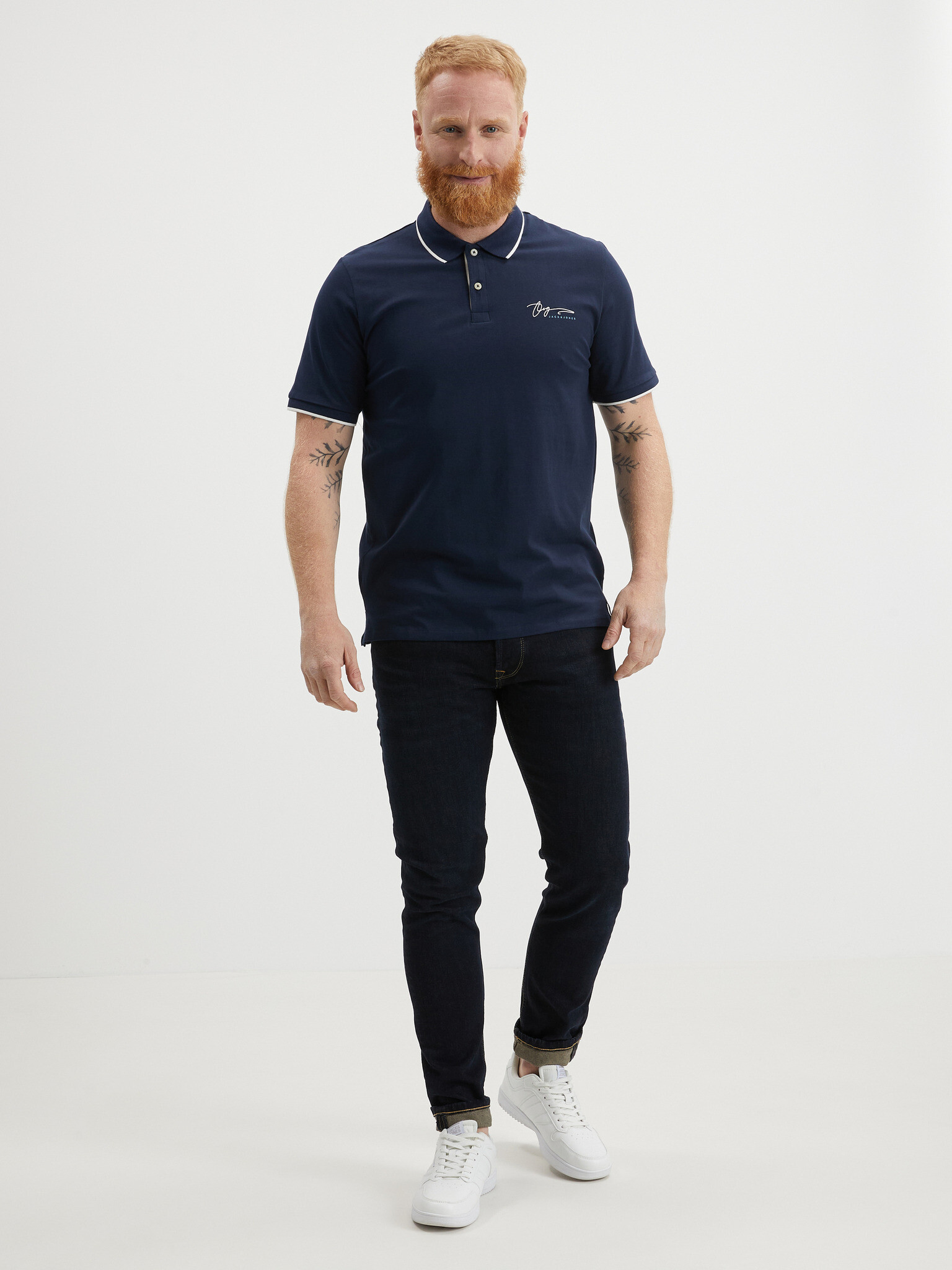 Jack & Jones Joshua Polo Tricou Albastru - Pled.ro