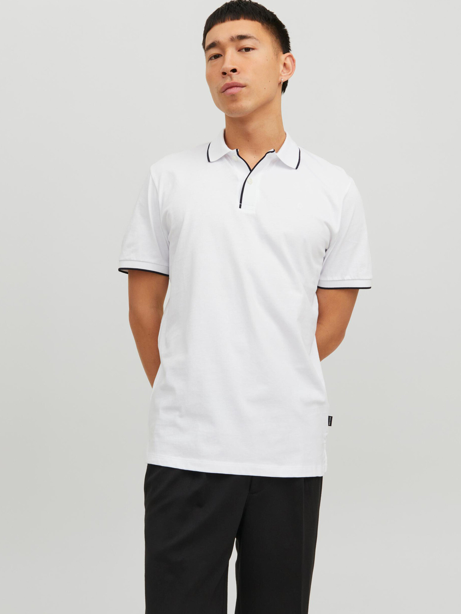 Jack & Jones La Porter Polo Tricou Alb - Pled.ro