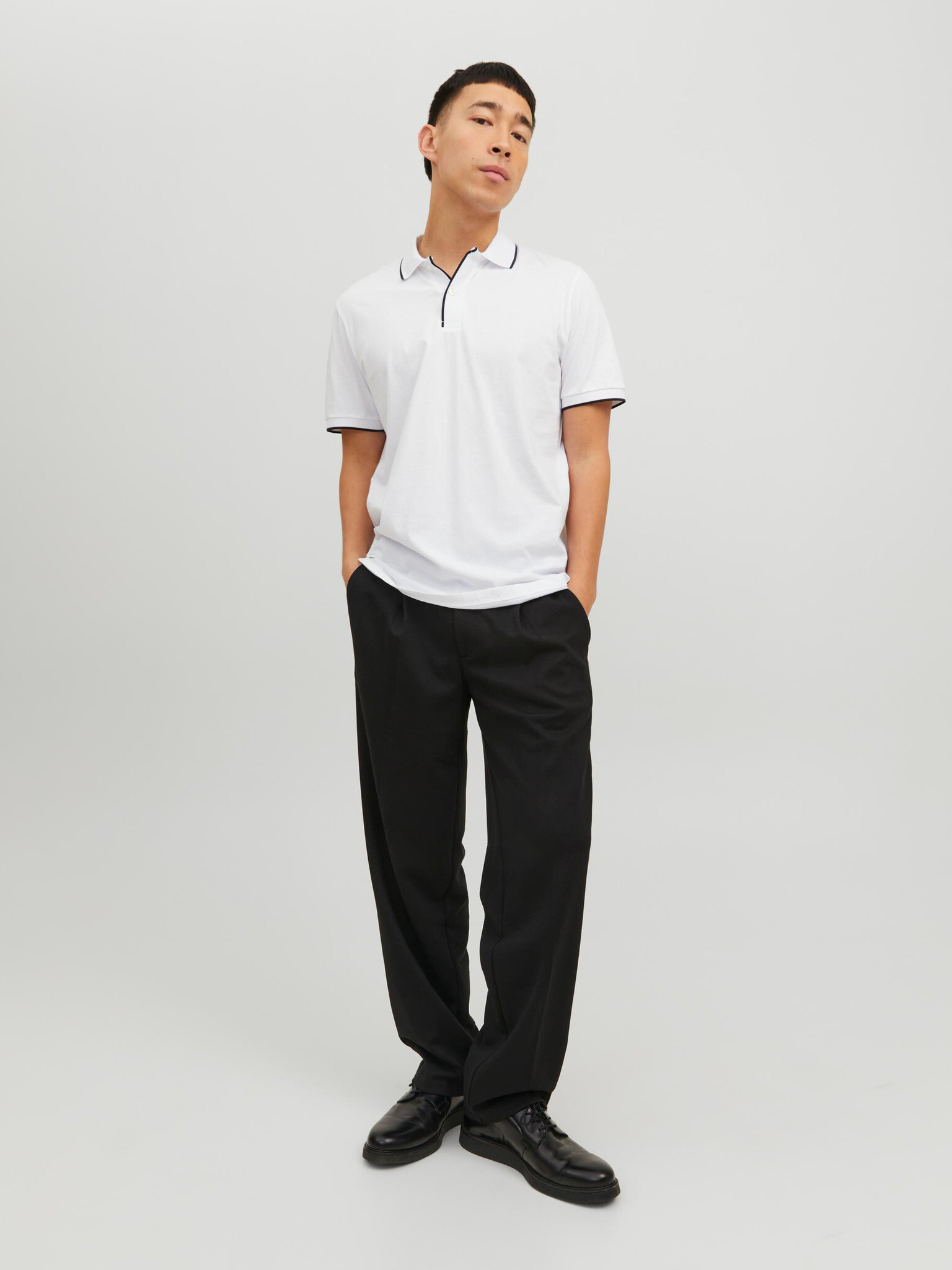 Jack & Jones La Porter Polo Tricou Alb - Pled.ro