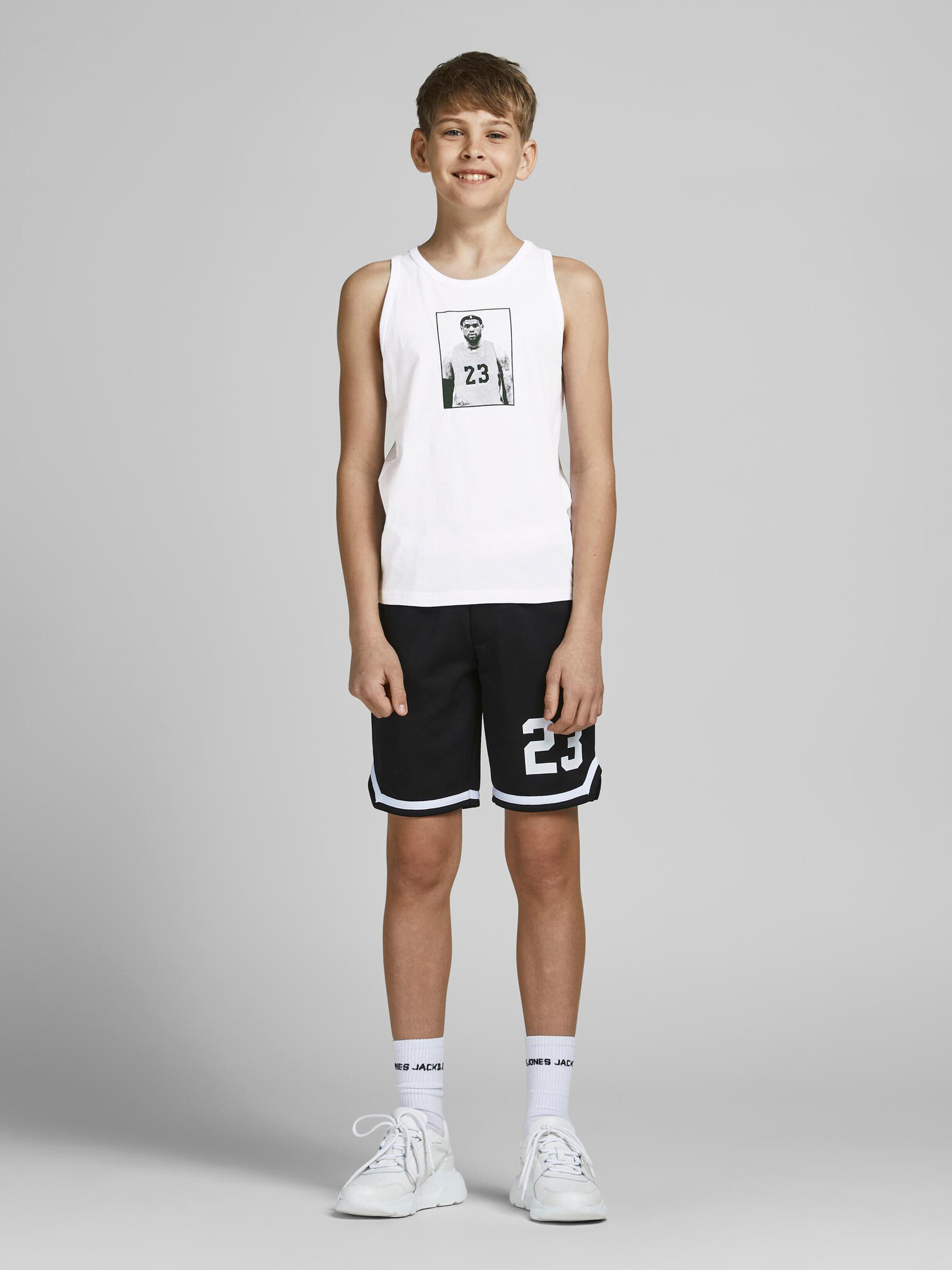 Jack & Jones Legends Maiou pentru copii Alb - Pled.ro